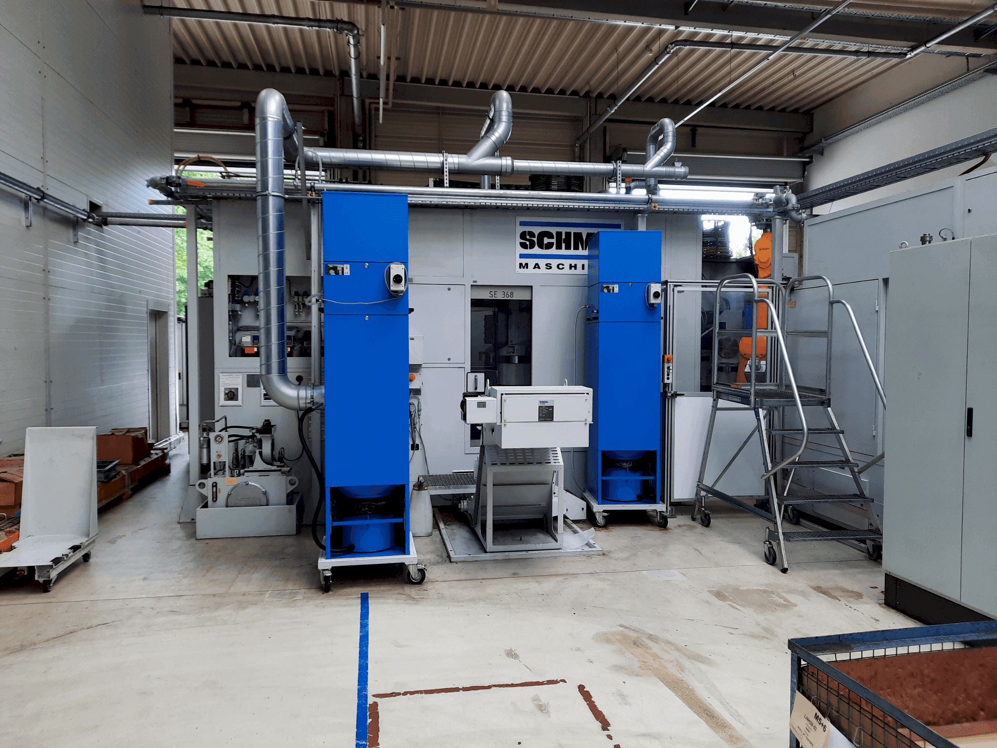 SCHMID SE 368-maskinen framifrån