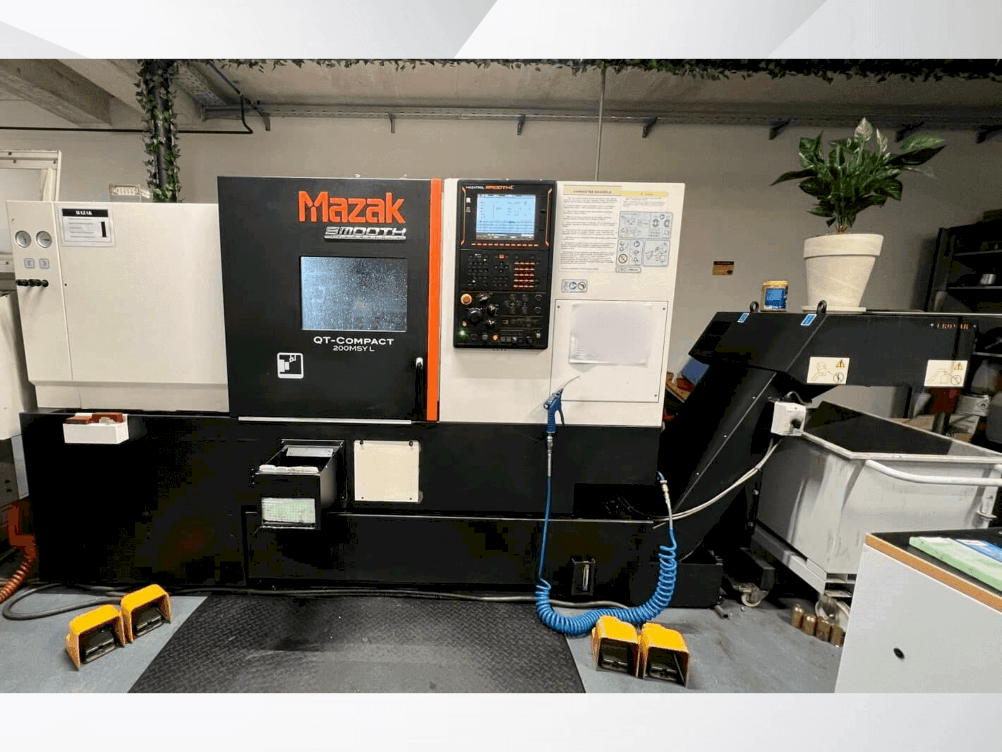 Mazak QUICK TURN COMPACT 200 MSY L-maskinen framifrån