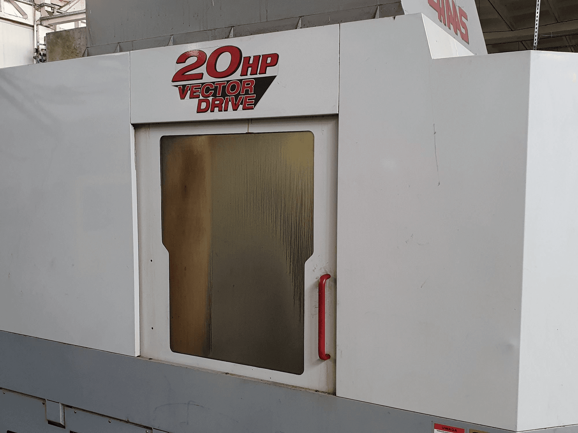 HAAS HS-1RP HE-maskinen framifrån