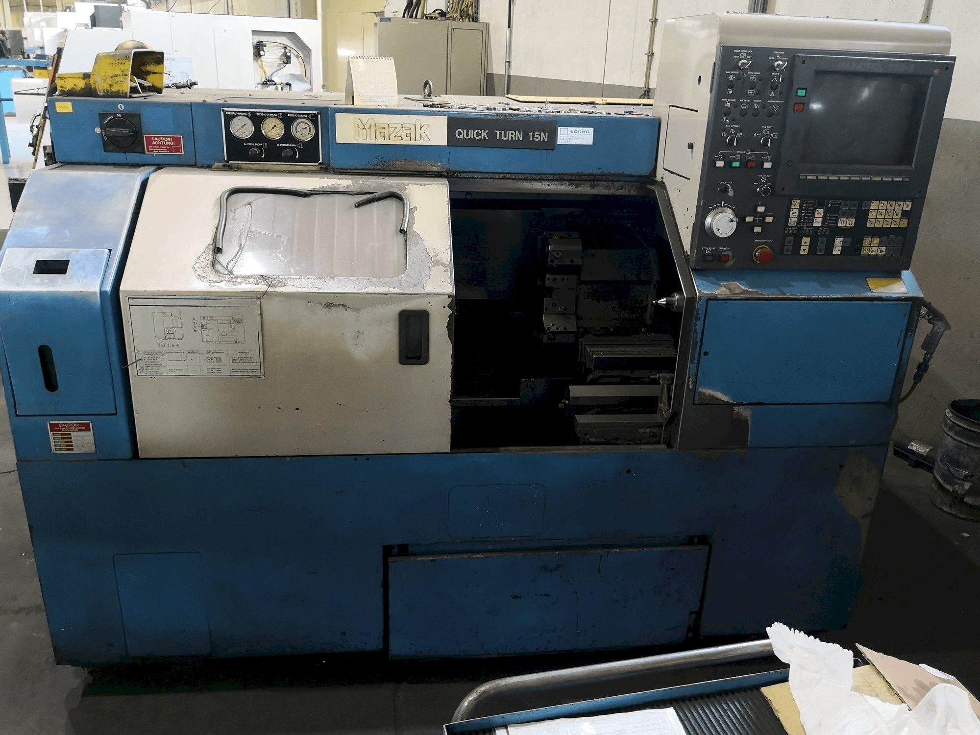 Mazak Quick Turn 15N-maskinen framifrån