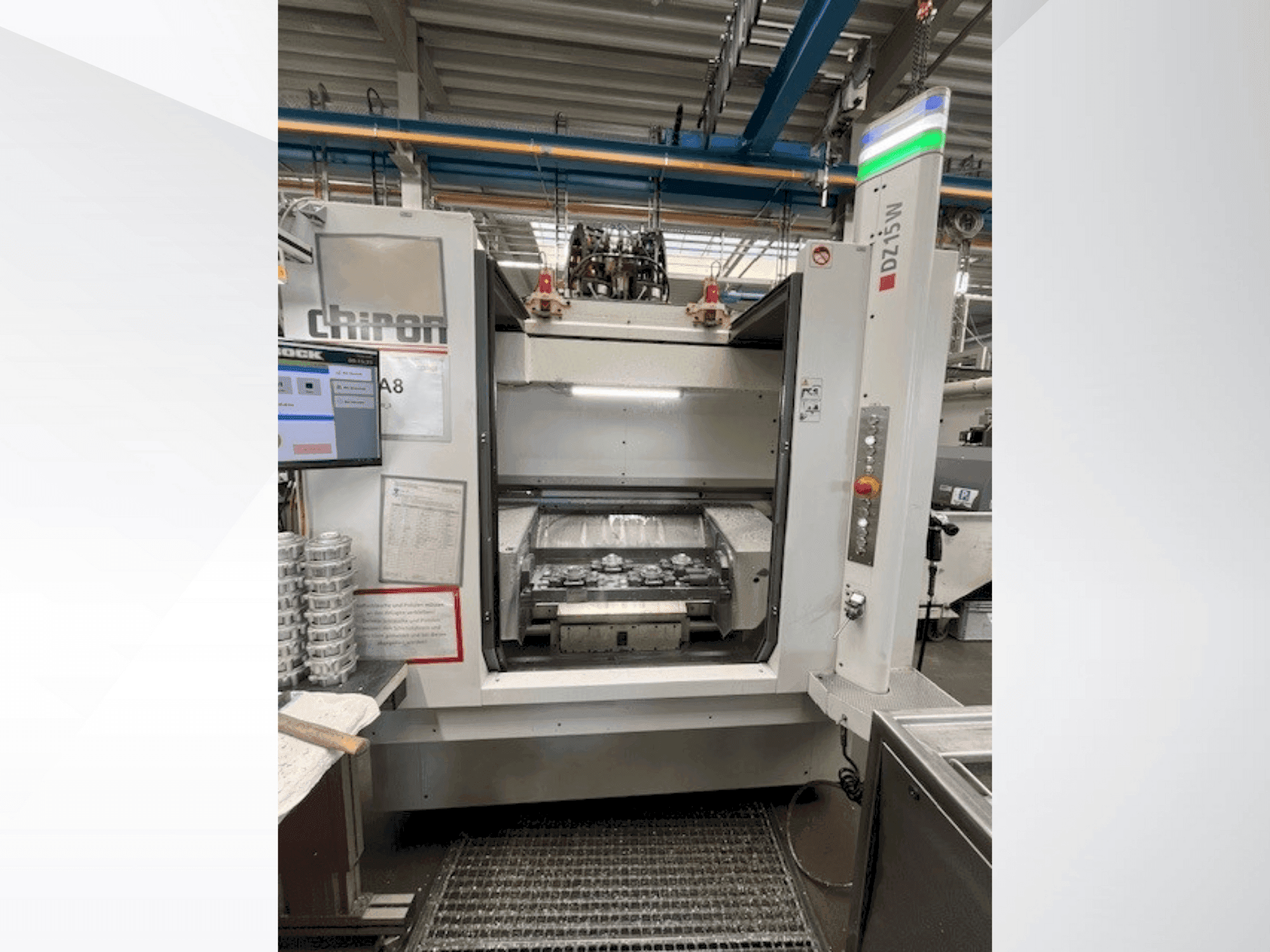 CHIRON DZ 15 W-maskinen framifrån