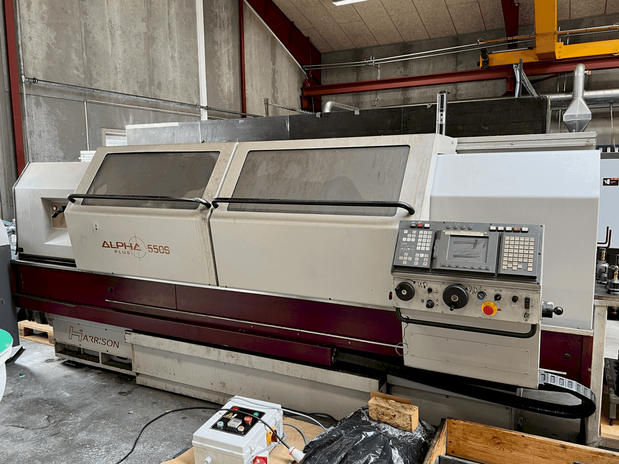 Harrison Alpha 550 S-maskinen framifrån