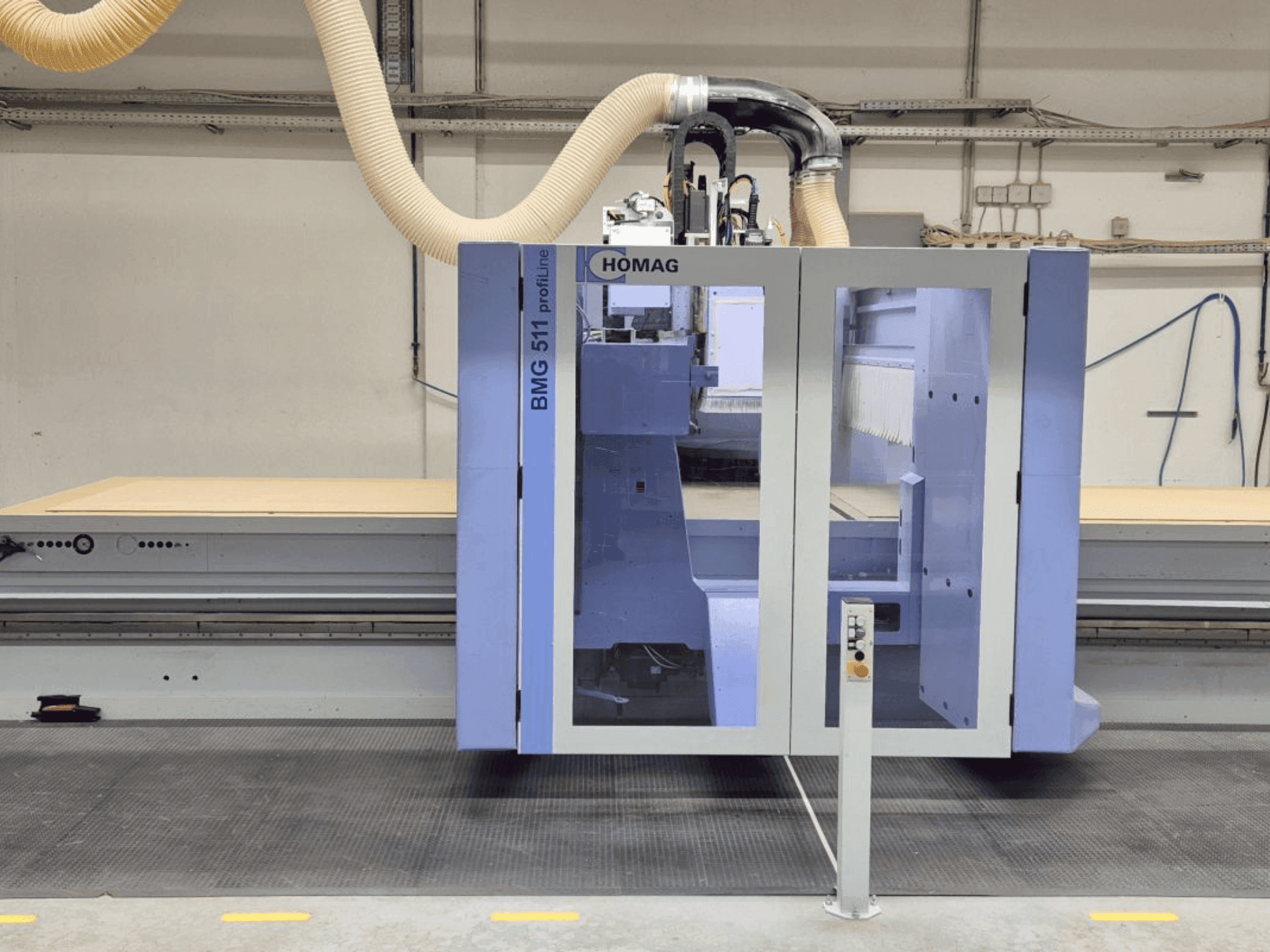 HOMAG PROFI BMG 511/60/12/R (2015)-maskinen framifrån