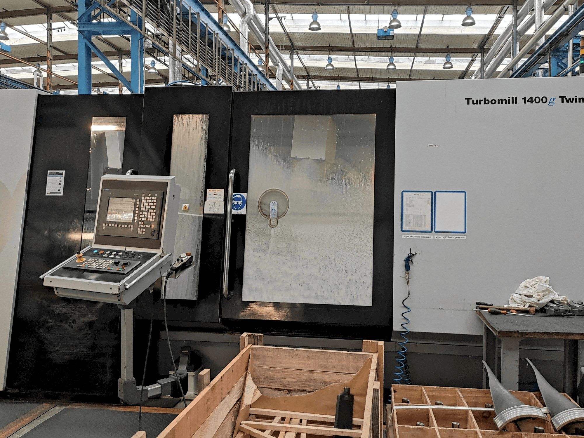 Liechti Turbomill 1400g Twin-maskinen framifrån