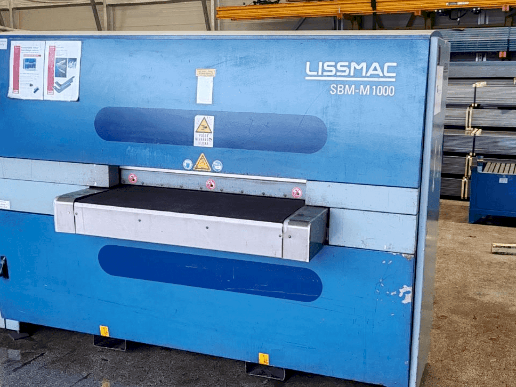 LISSMAC SBM-M 1000 B2-maskinen framifrån