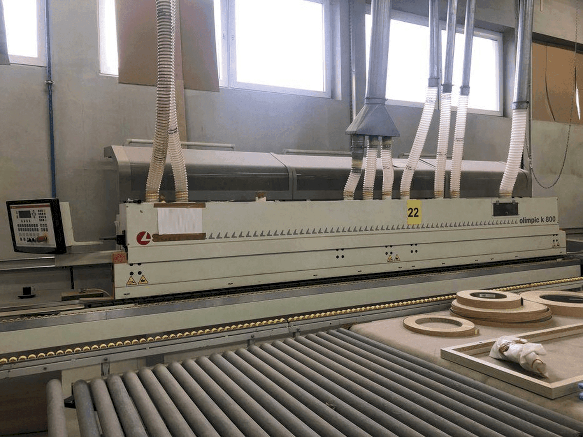 SCM Olimpic K800-maskinen framifrån