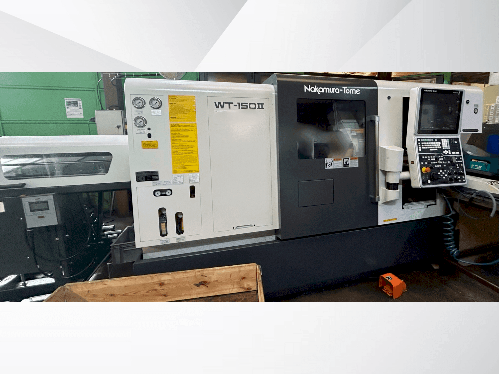 NAKAMURA-TOME WT 150-maskinen framifrån