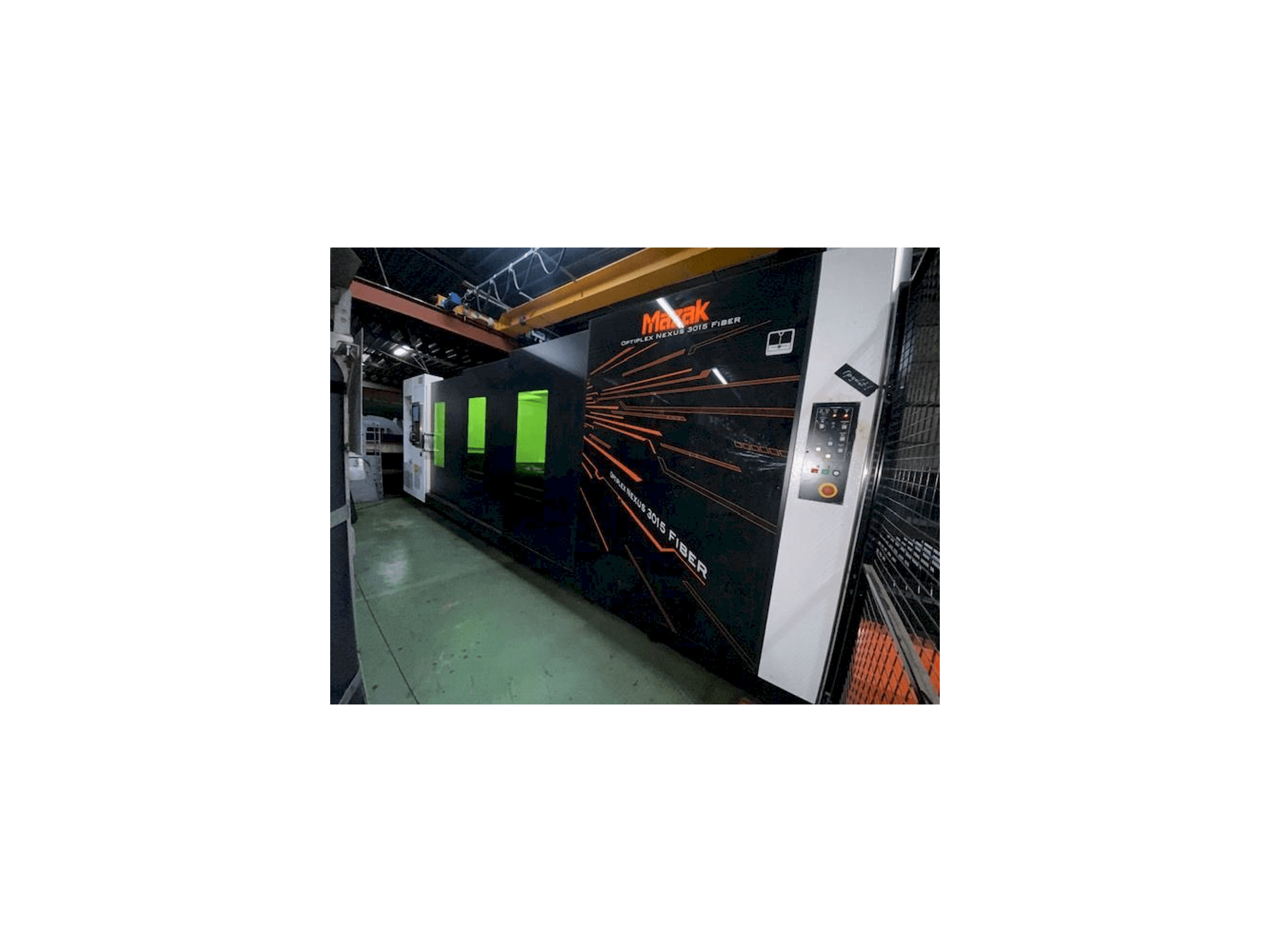 Mazak Optiplex Nexus 3015-maskinen framifrån