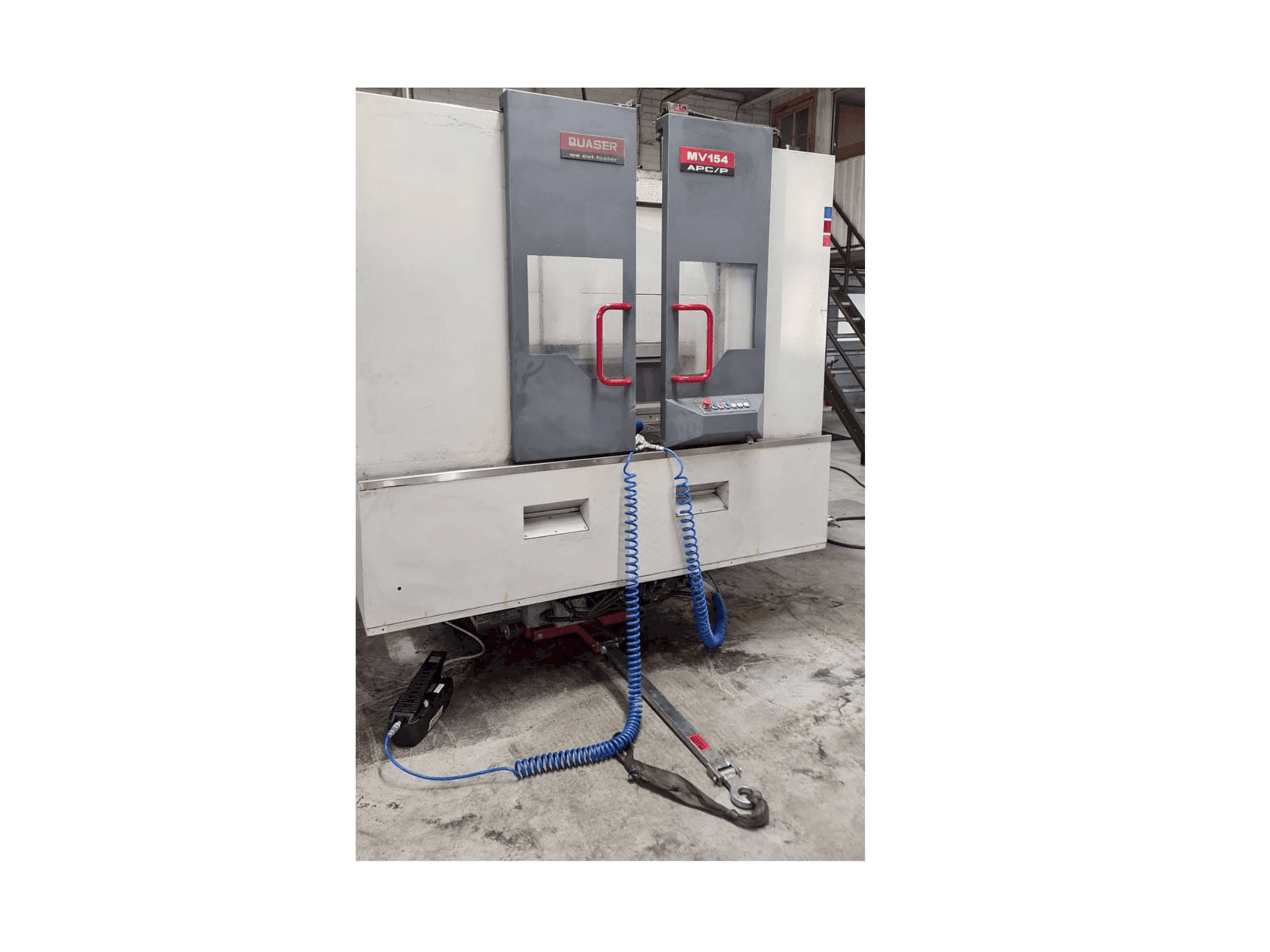 Quaser MV154APC/P12-maskinen framifrån