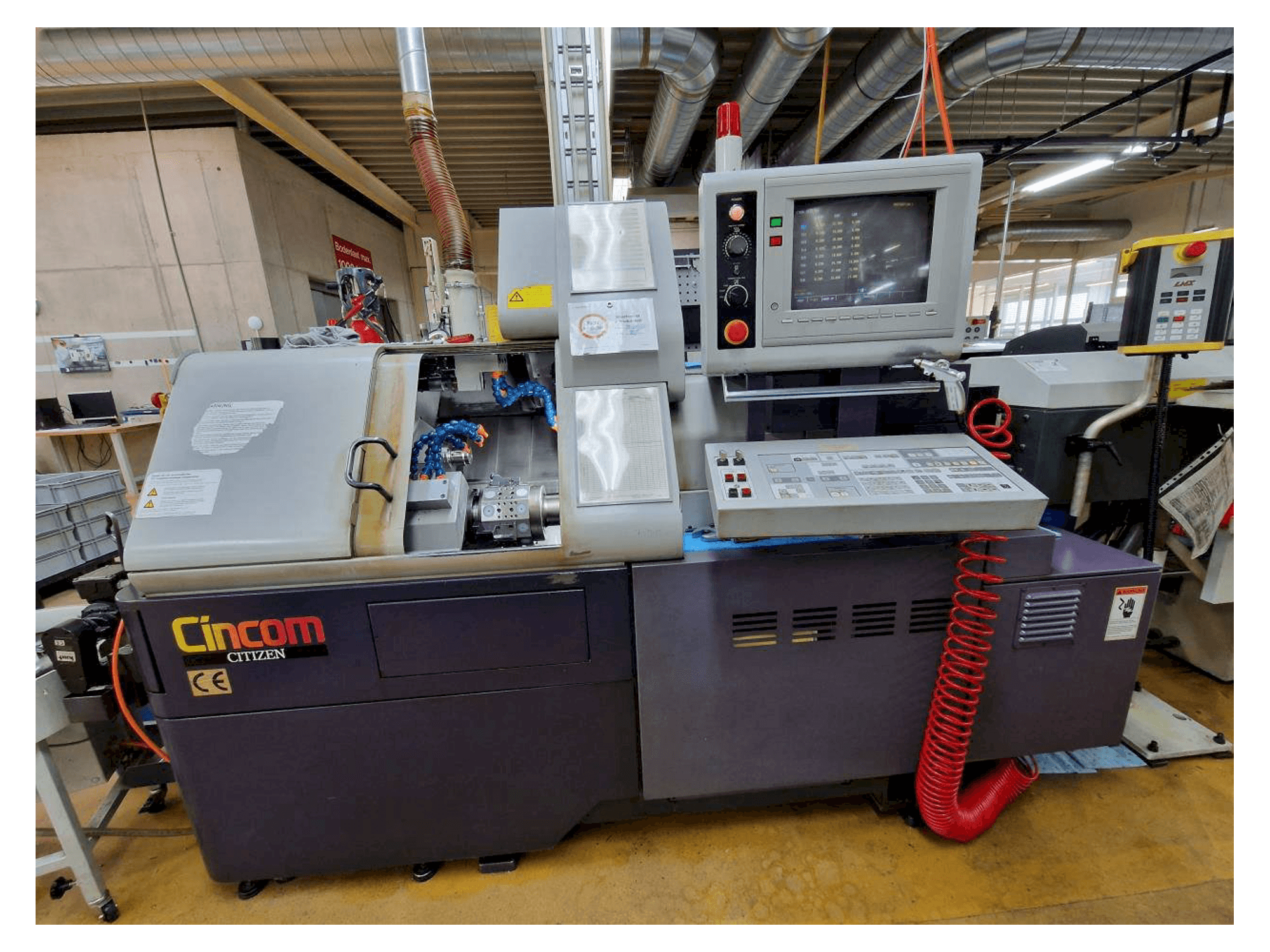 Citizen M20-maskinen framifrån