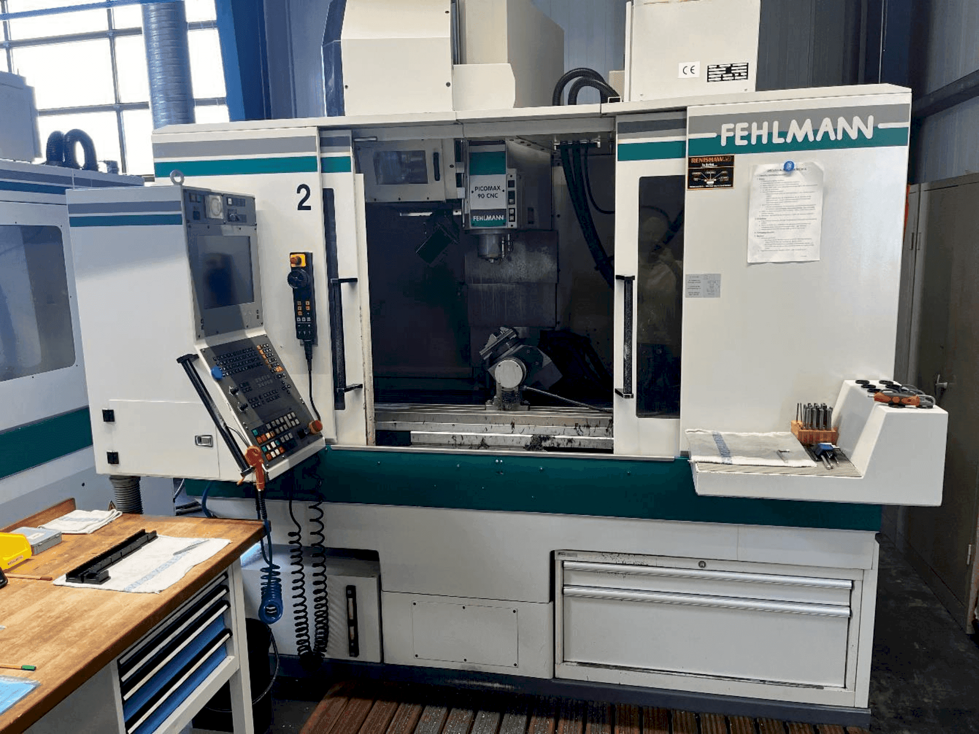 FEHLMANN Picomax 90 CNC-maskinen framifrån