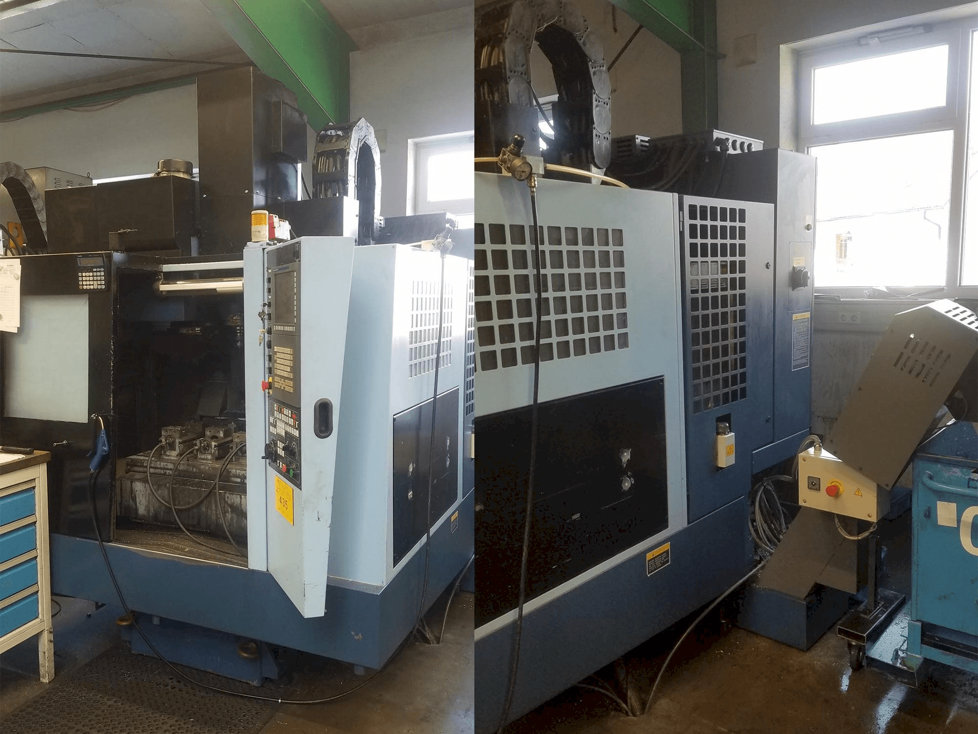 Matsuura 550 V-Plus-maskinen framifrån