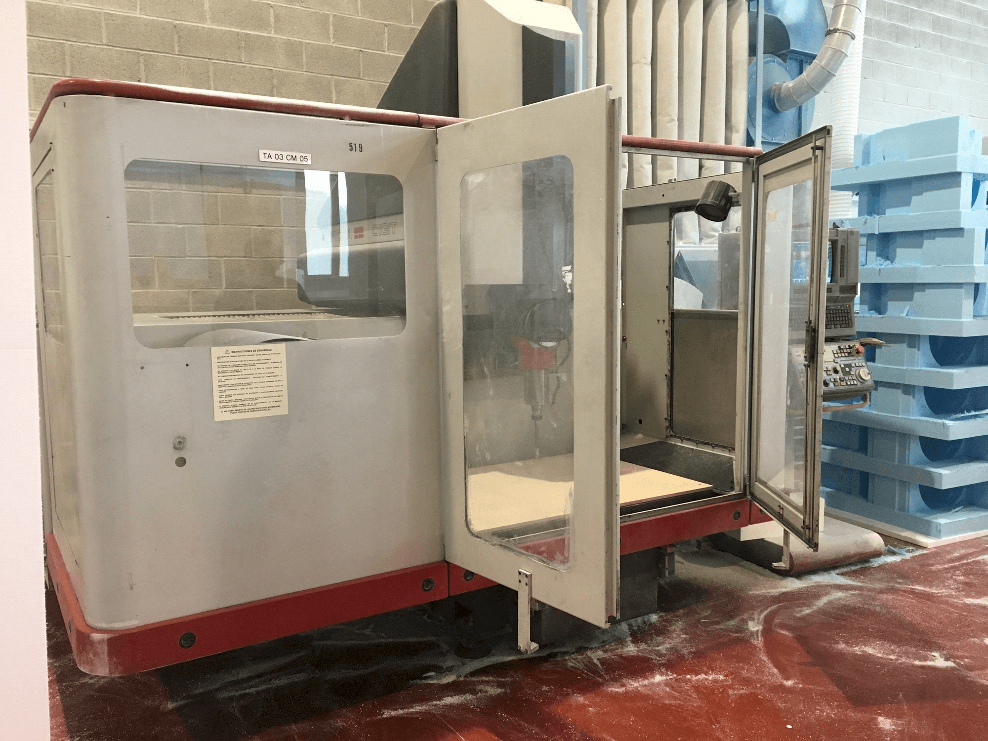 Fidia Digit 165-maskinen framifrån