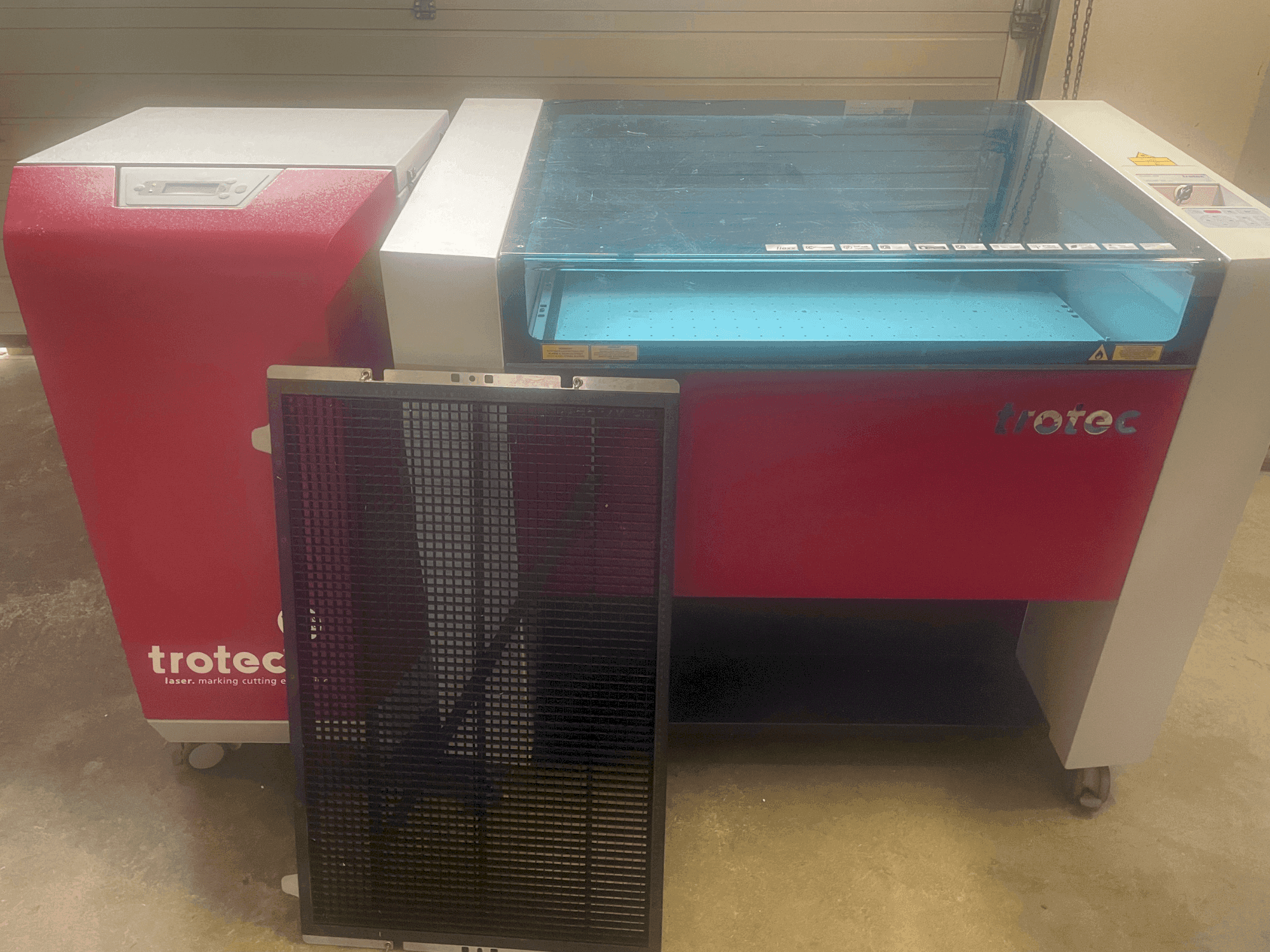 Trotec Laser Speedy 360-maskinen framifrån