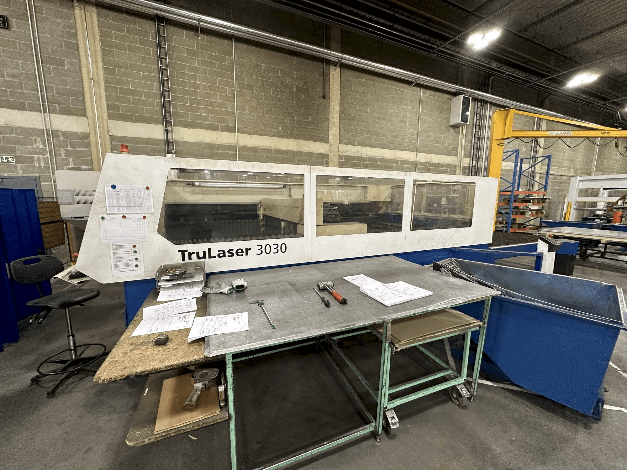 TRUMPF Trulaser 3030-maskinen framifrån