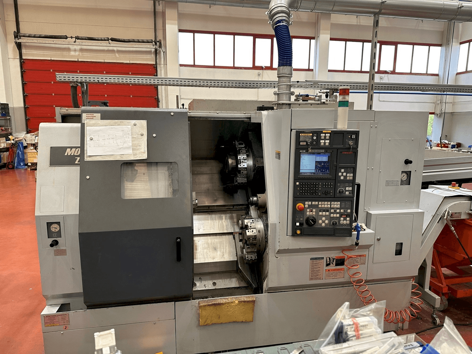 MORI SEIKI ZL 203 MC-maskinen framifrån
