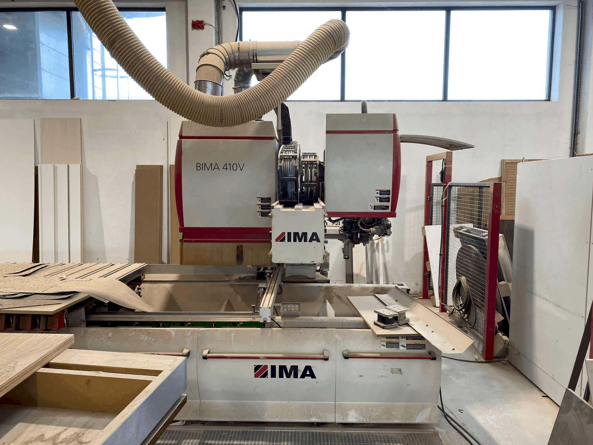 IMA BIMA 410 V (2005)-maskinen framifrån