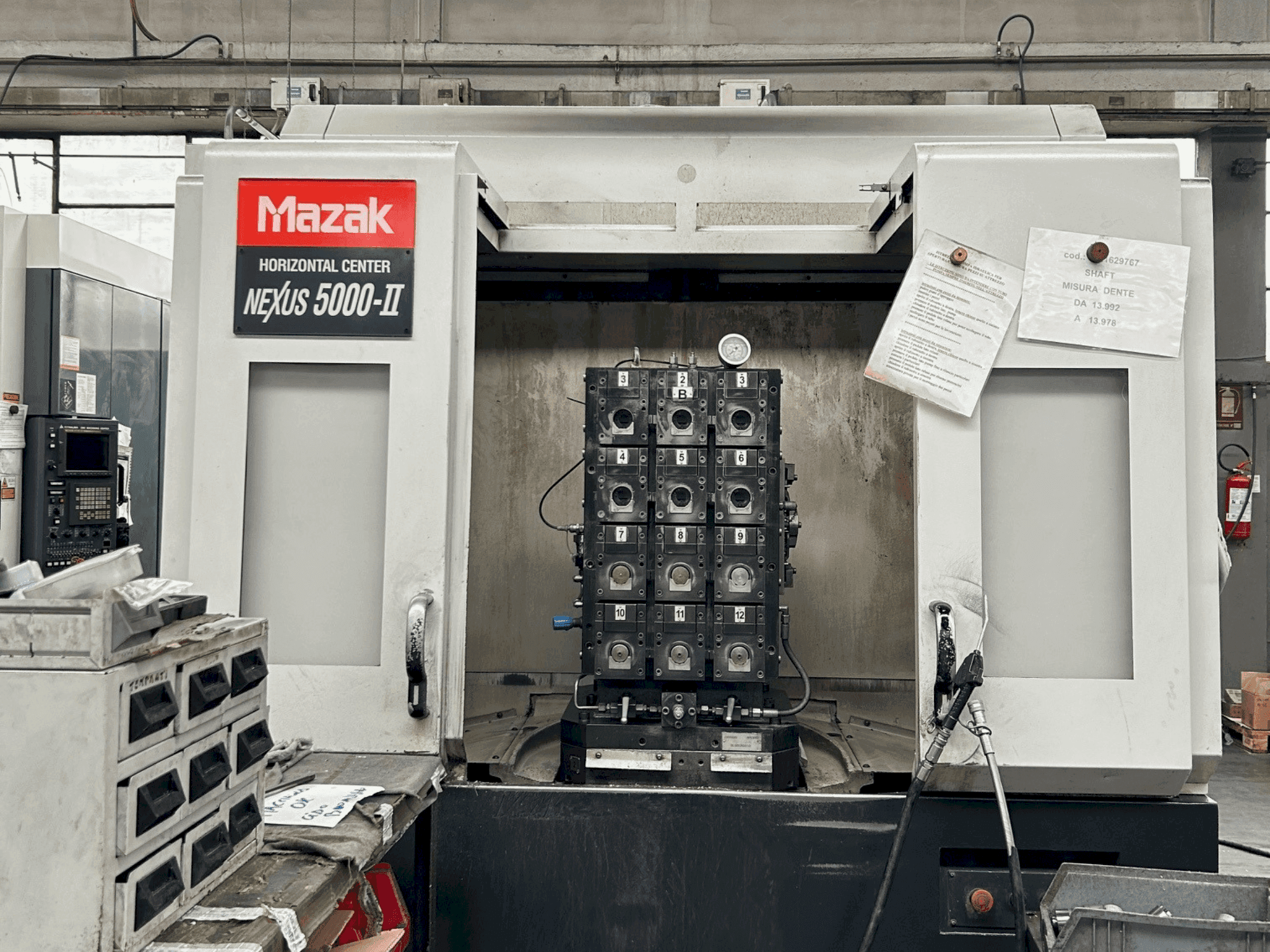 Mazak NEXUS 5000 II-maskinen framifrån