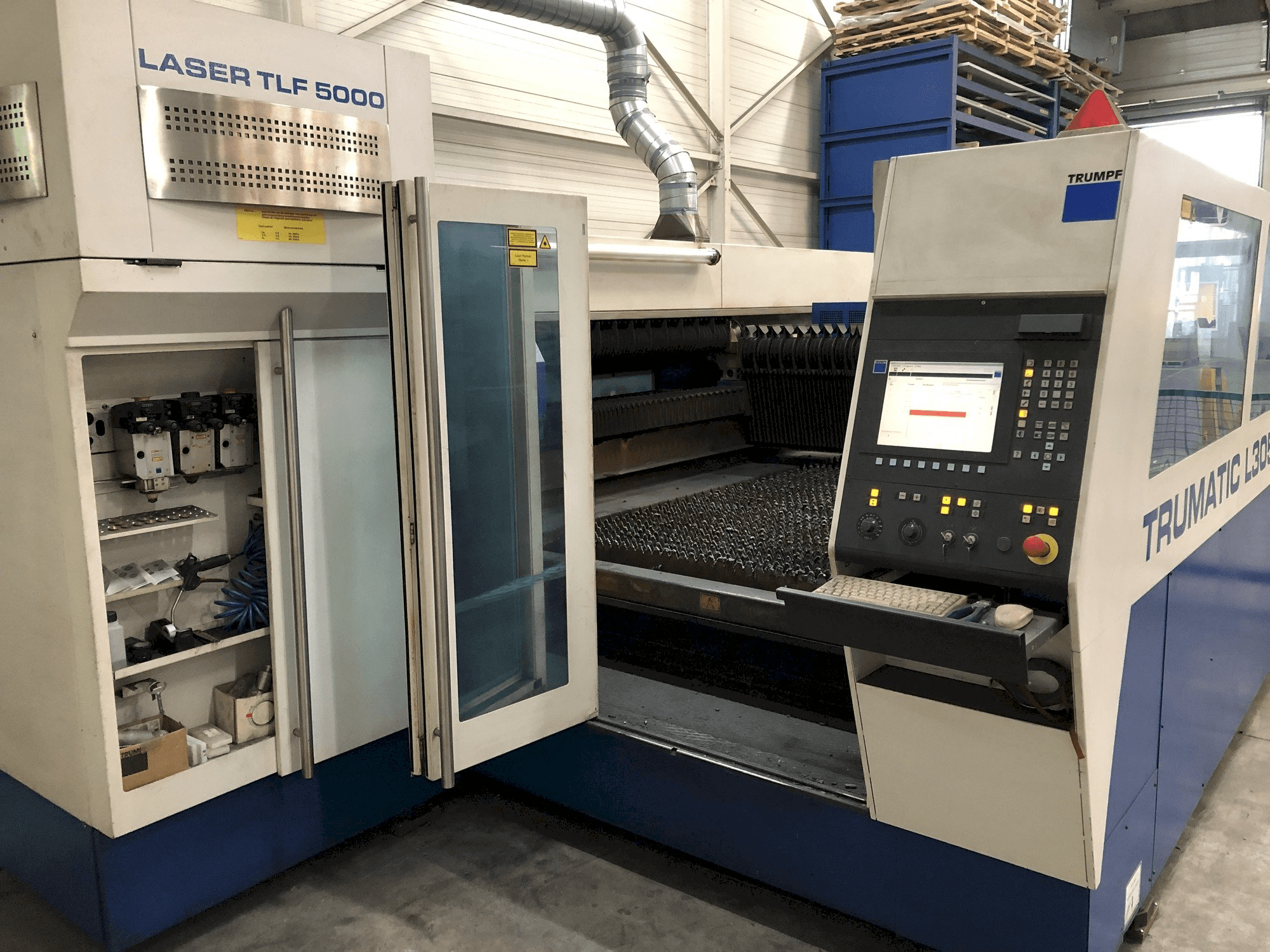 Trumpf Trumatic L3050-maskinen framifrån