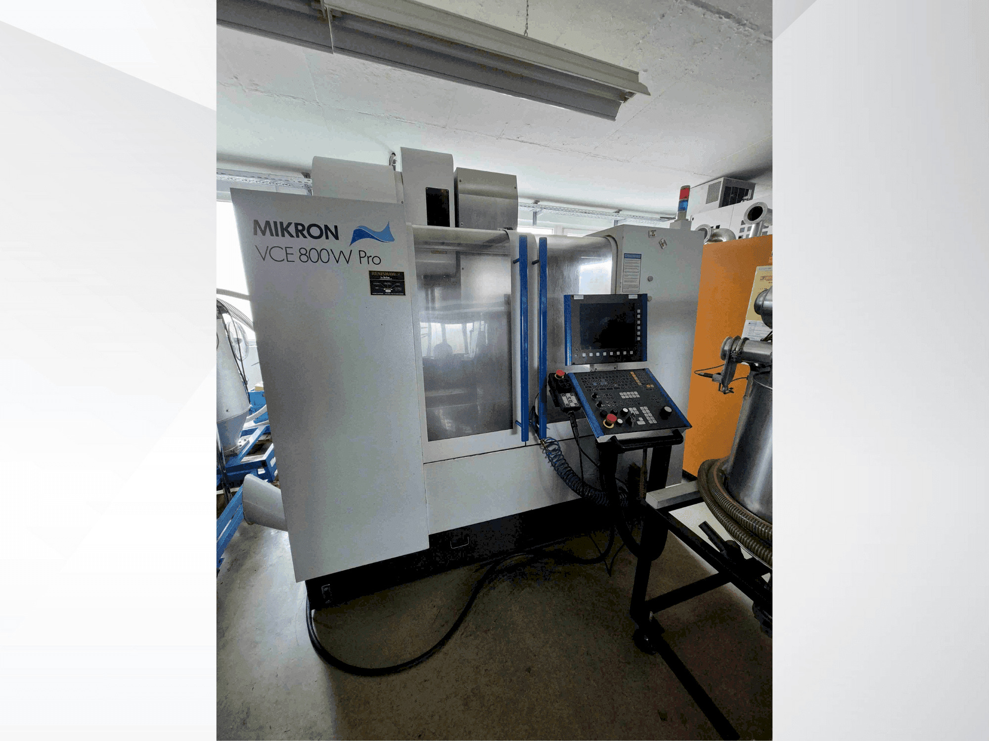 MIKRON VCE 800W Pro-maskinen framifrån