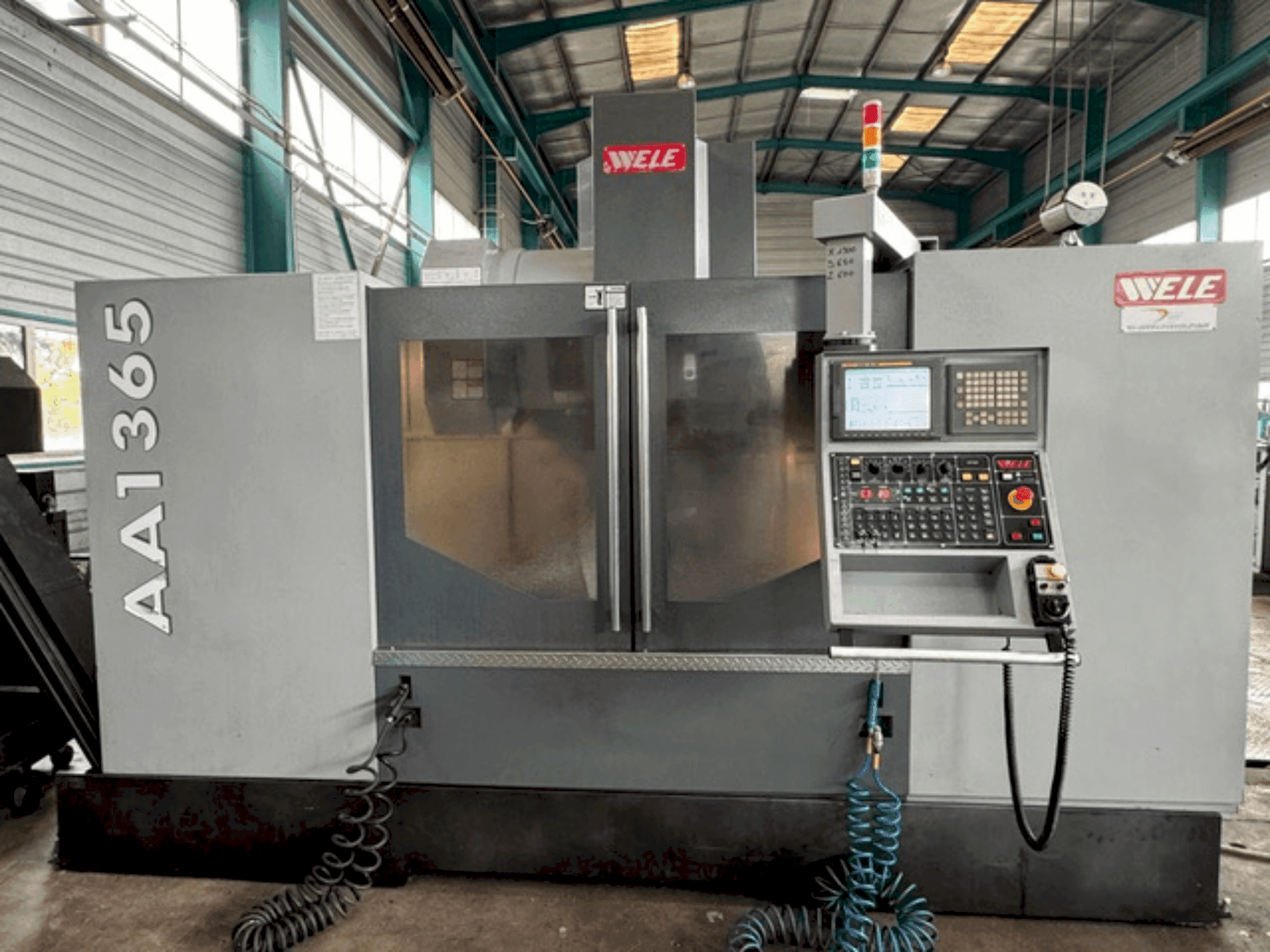 Wele AA1365-maskinen framifrån