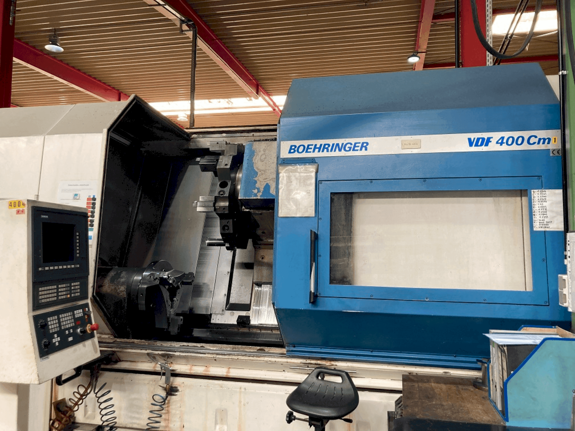 BOEHRINGER C400-maskinen framifrån