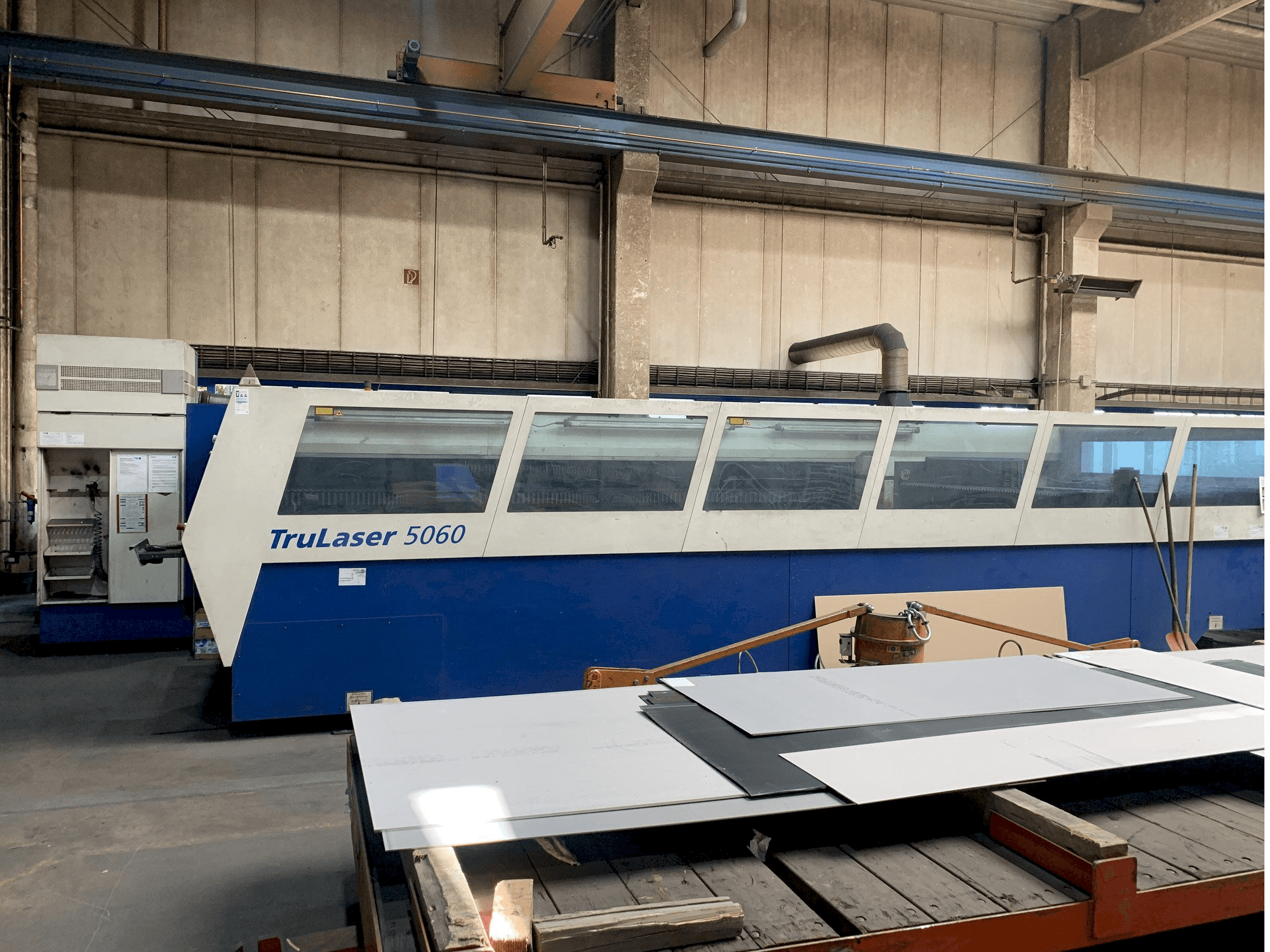 Trumpf Trulaser 5060-maskinen framifrån