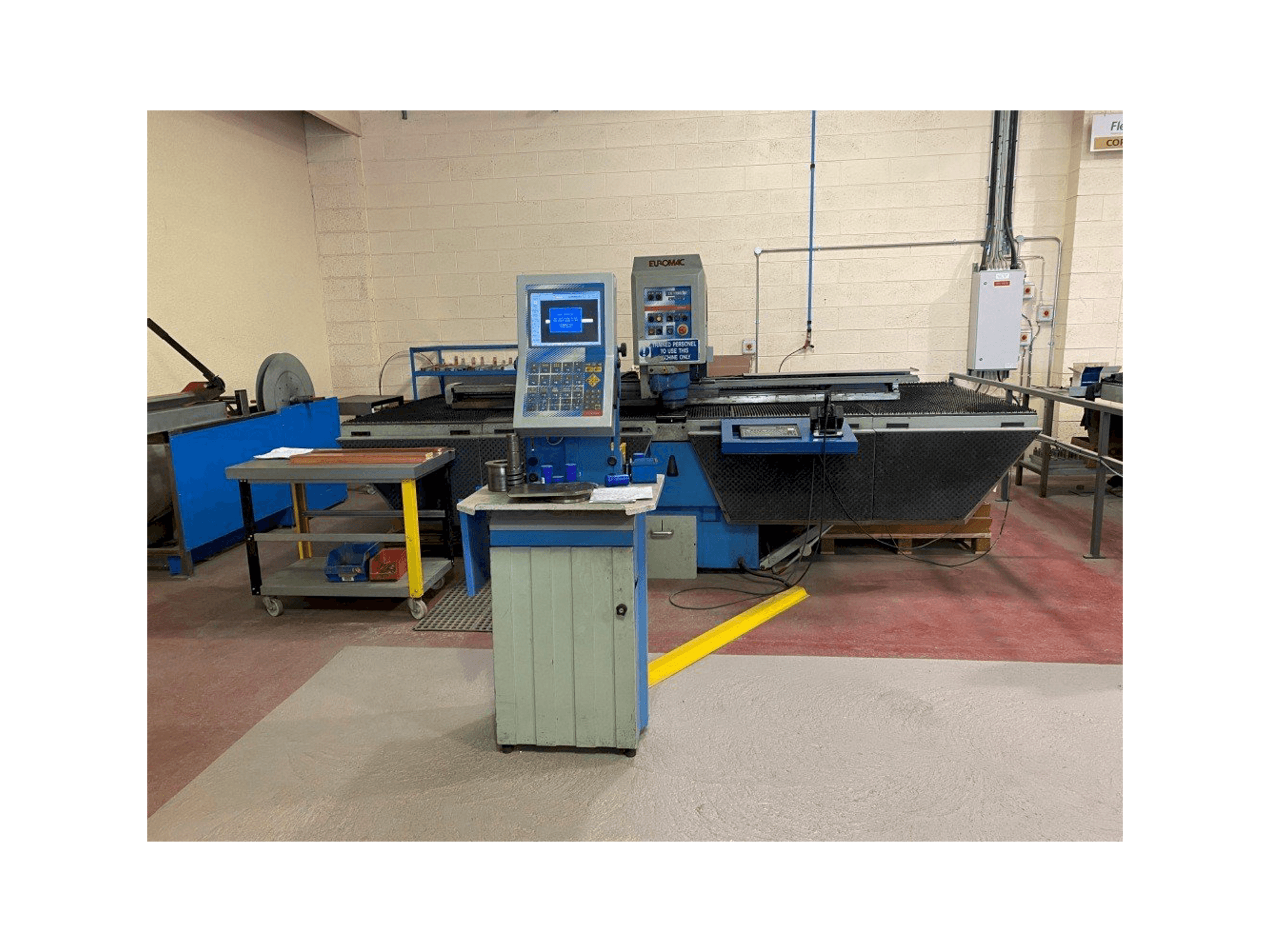 Euromac ZX 1250/30-maskinen framifrån