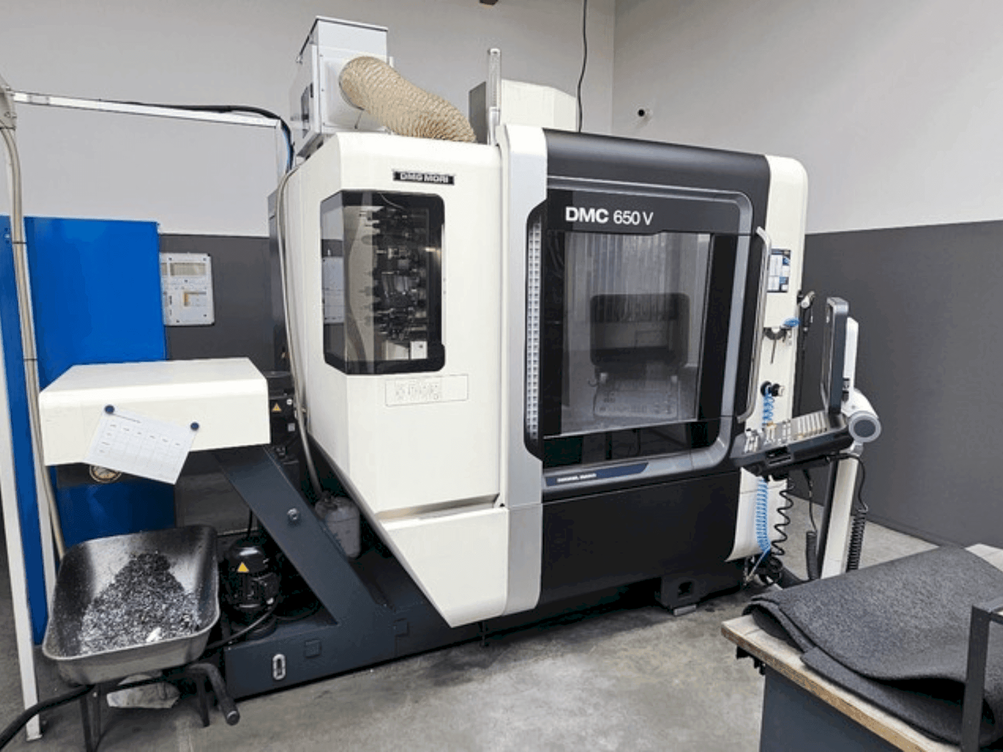 DMG MORI DMC 650V-maskinen framifrån