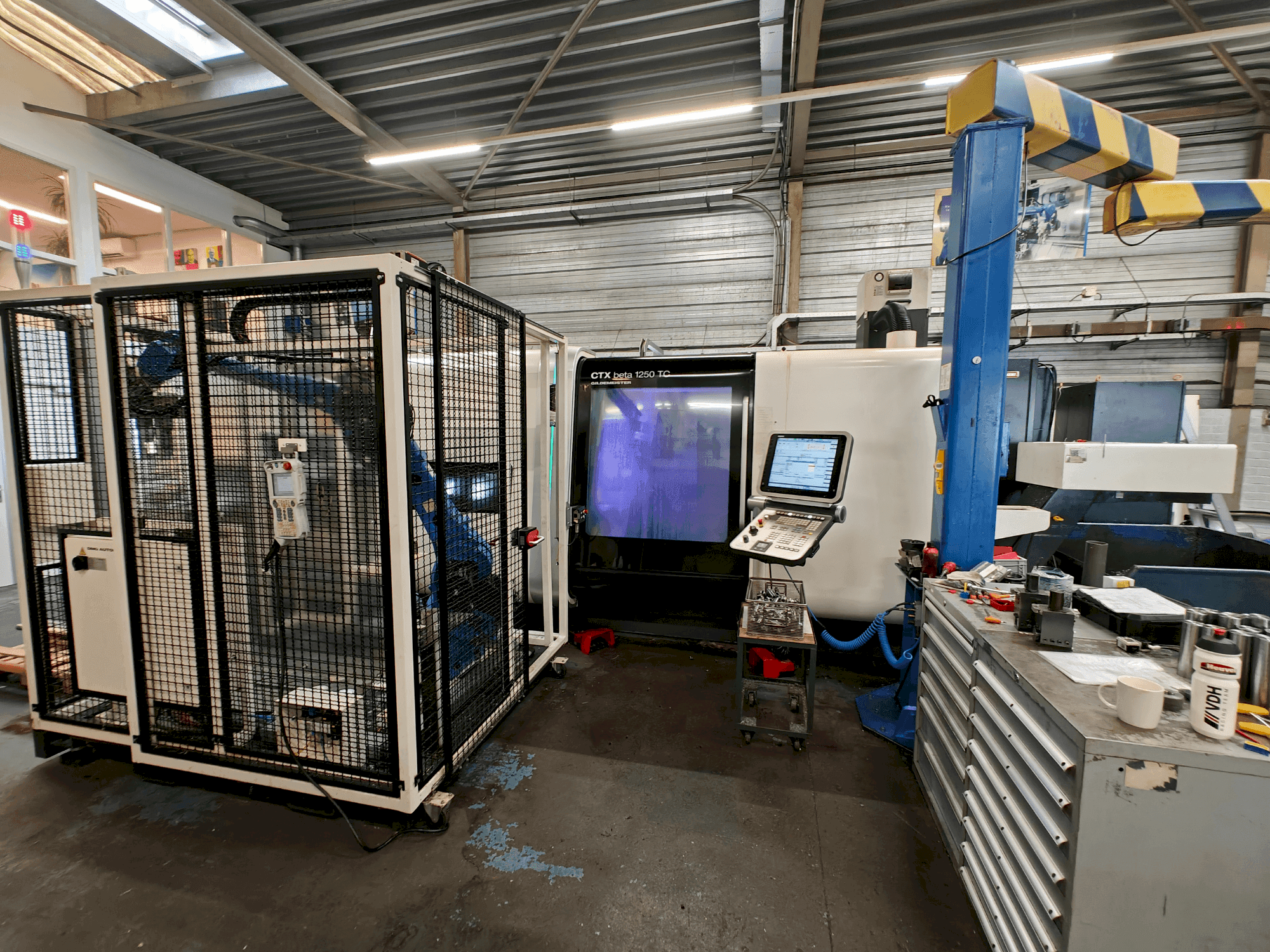 DMG CTX beta 1250 4 A-maskinen framifrån