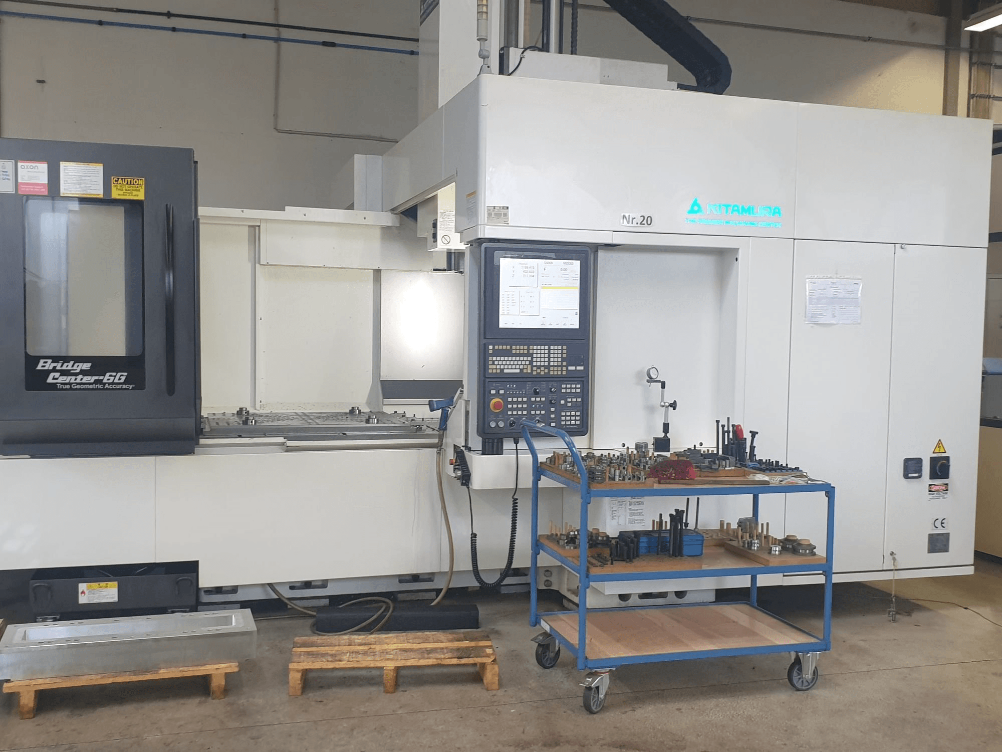 Kitamura Bridge Center 6G-maskinen framifrån