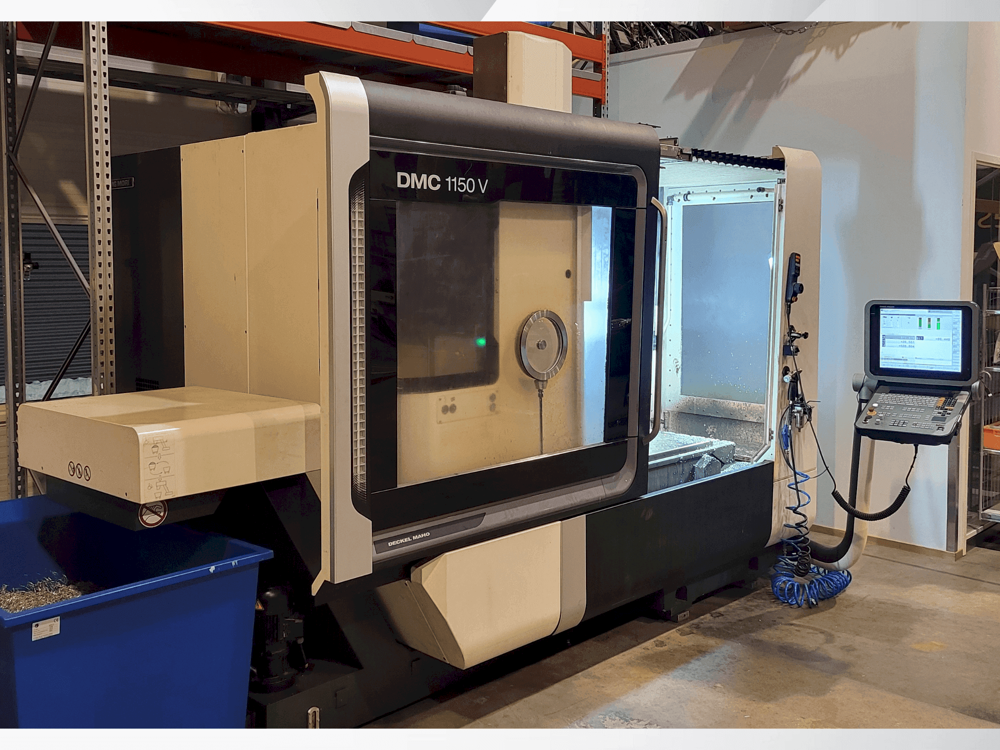 DMG MORI DMC1150V-maskinen framifrån