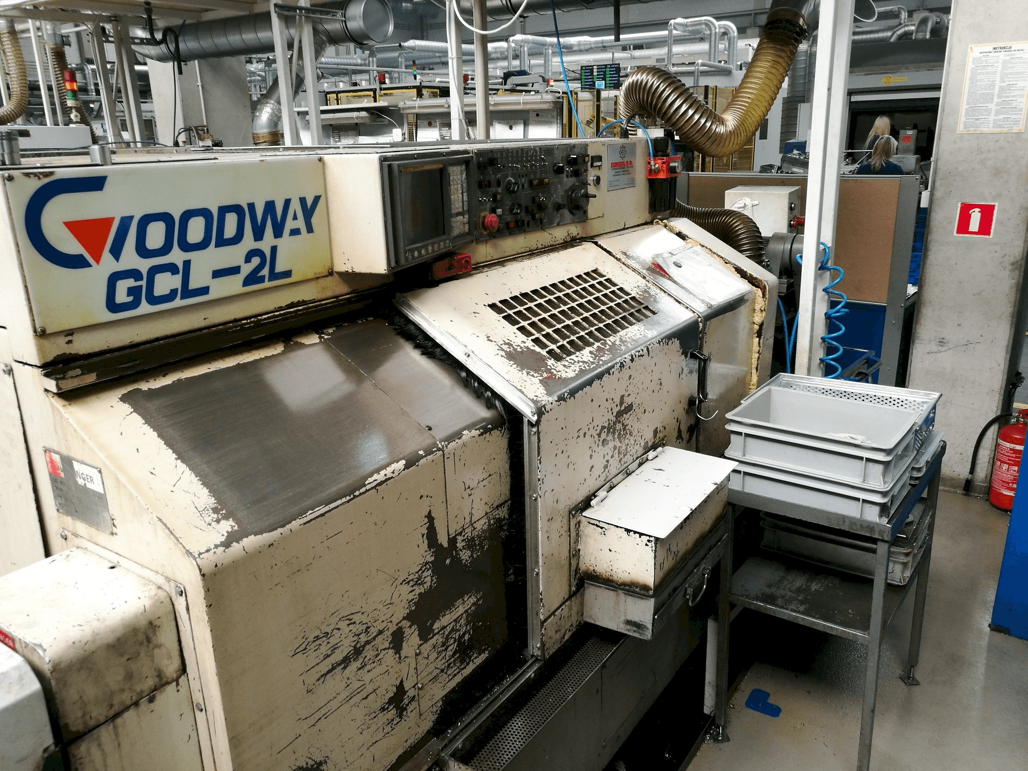 Goodway GCL-2L-maskinen framifrån