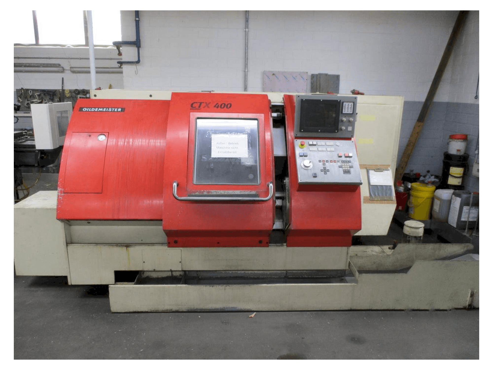 Gildemeister CTX 400-maskinen framifrån