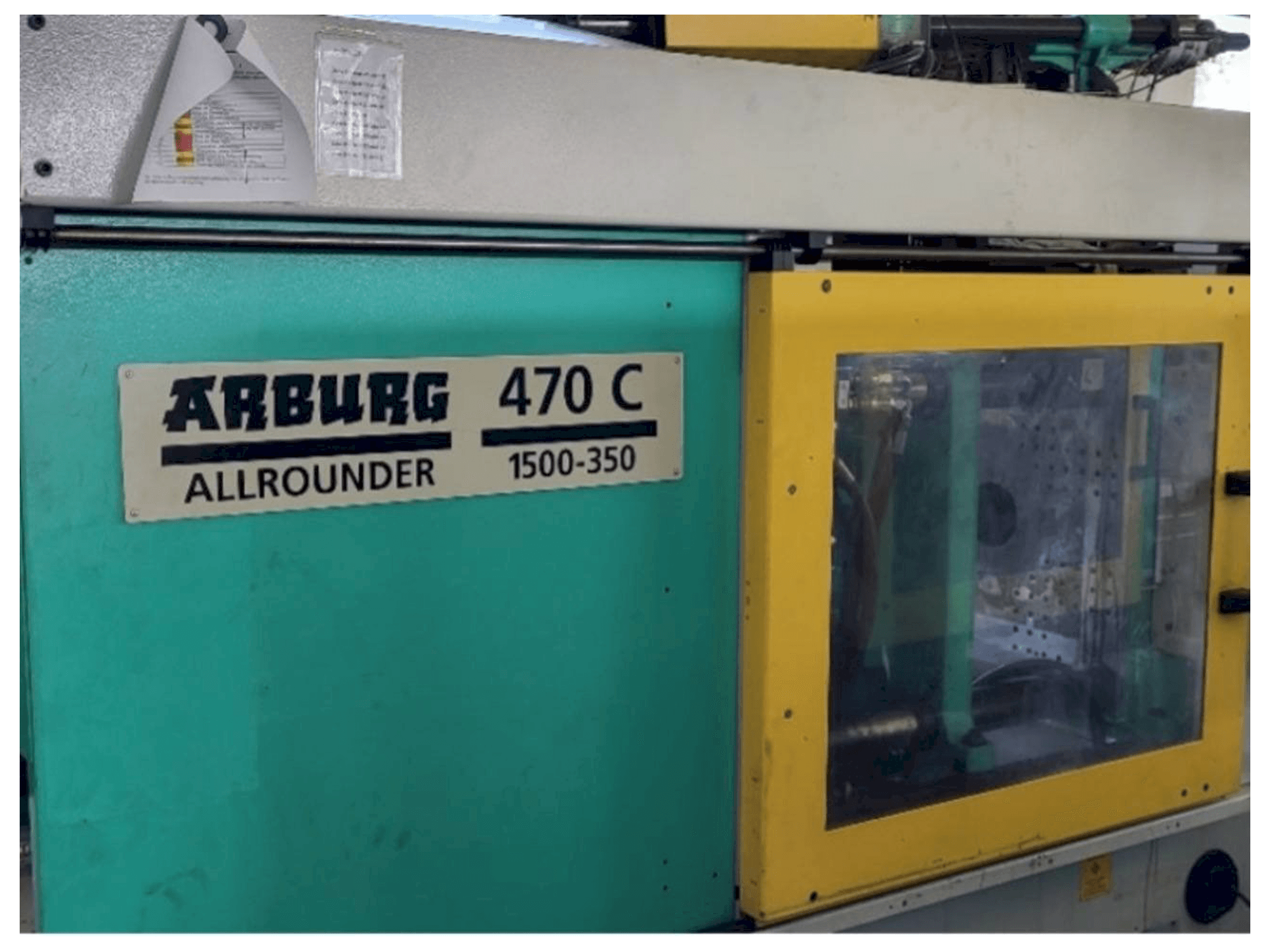 Arburg Allrounder 470C 1500 - 350/150-maskinen framifrån