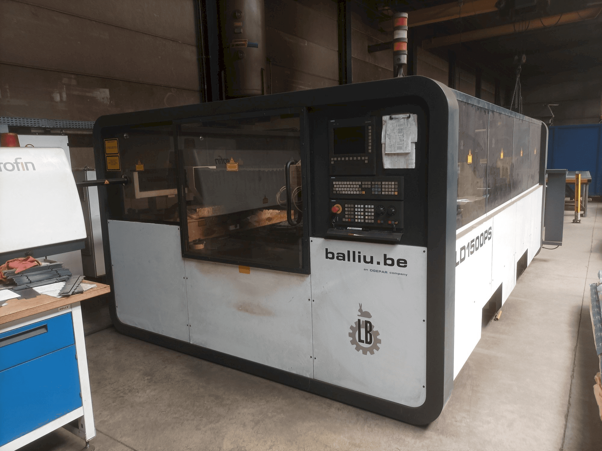 Balliu LD 1500 PS-maskinen framifrån