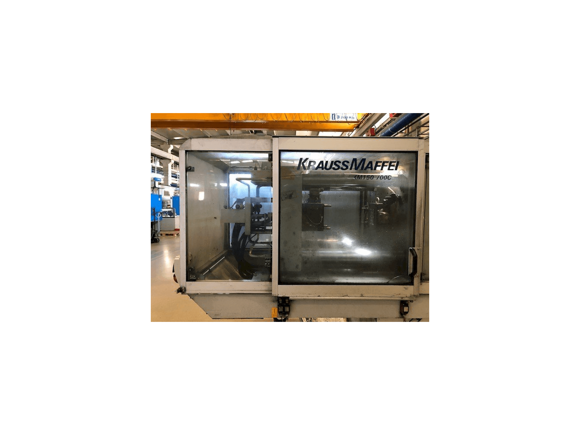 Krauss Maffei 150-700 C2-maskinen framifrån