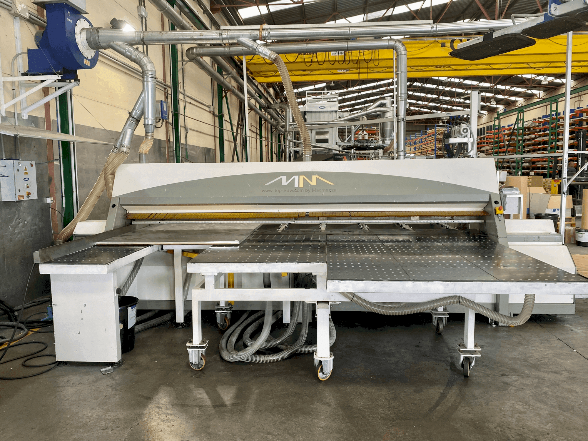 MACMAZZA Top Saw-maskinen framifrån
