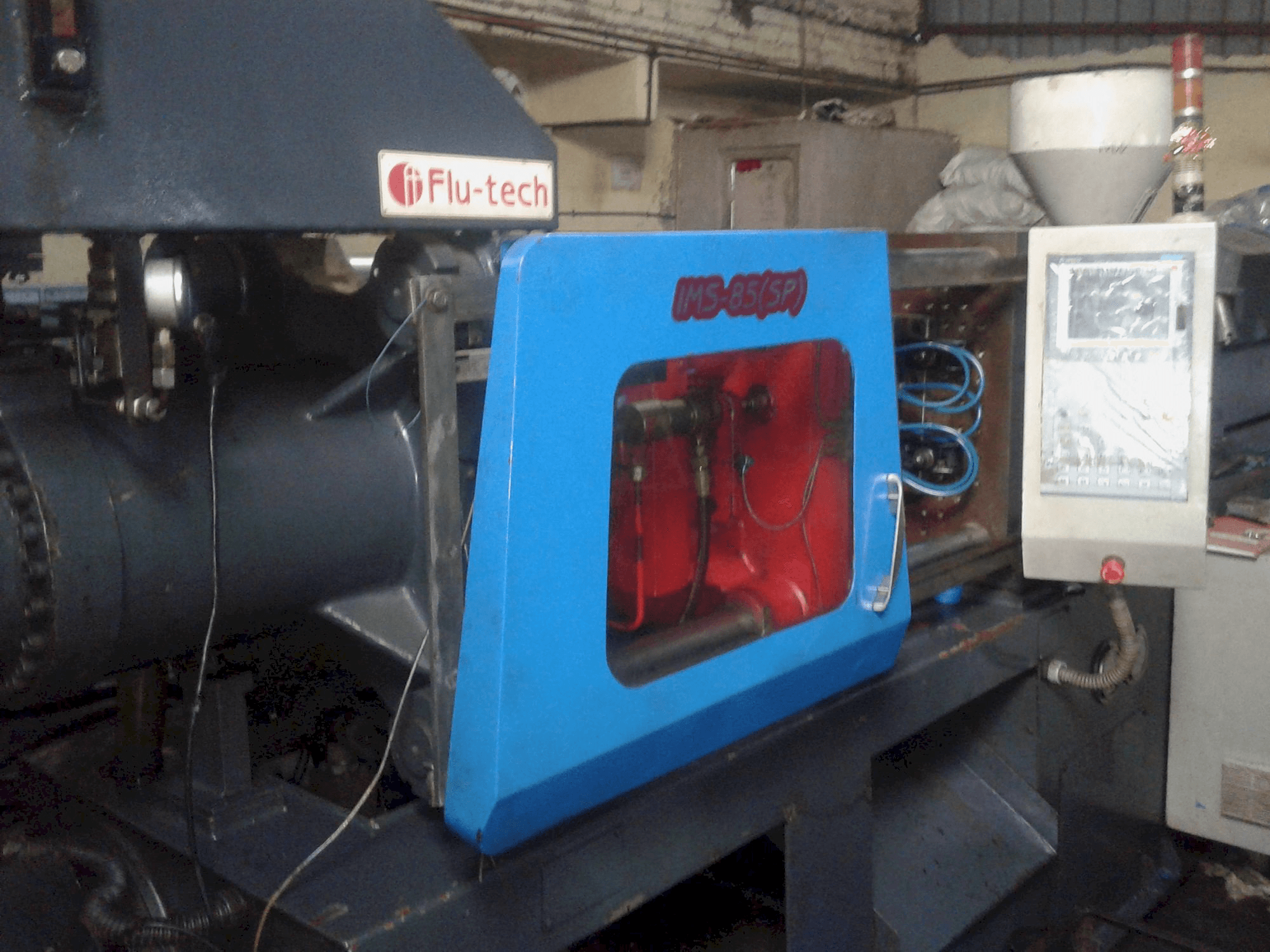 Flu-tech-maskinen sedd från vänsterIMS 85
