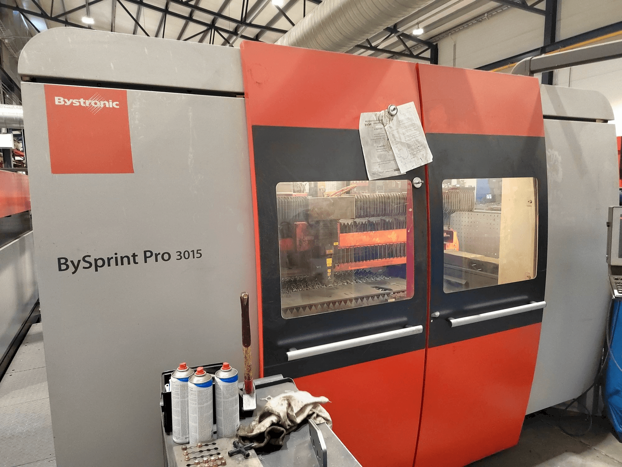 Bystronic Bysprint Pro 3015-maskinen framifrån
