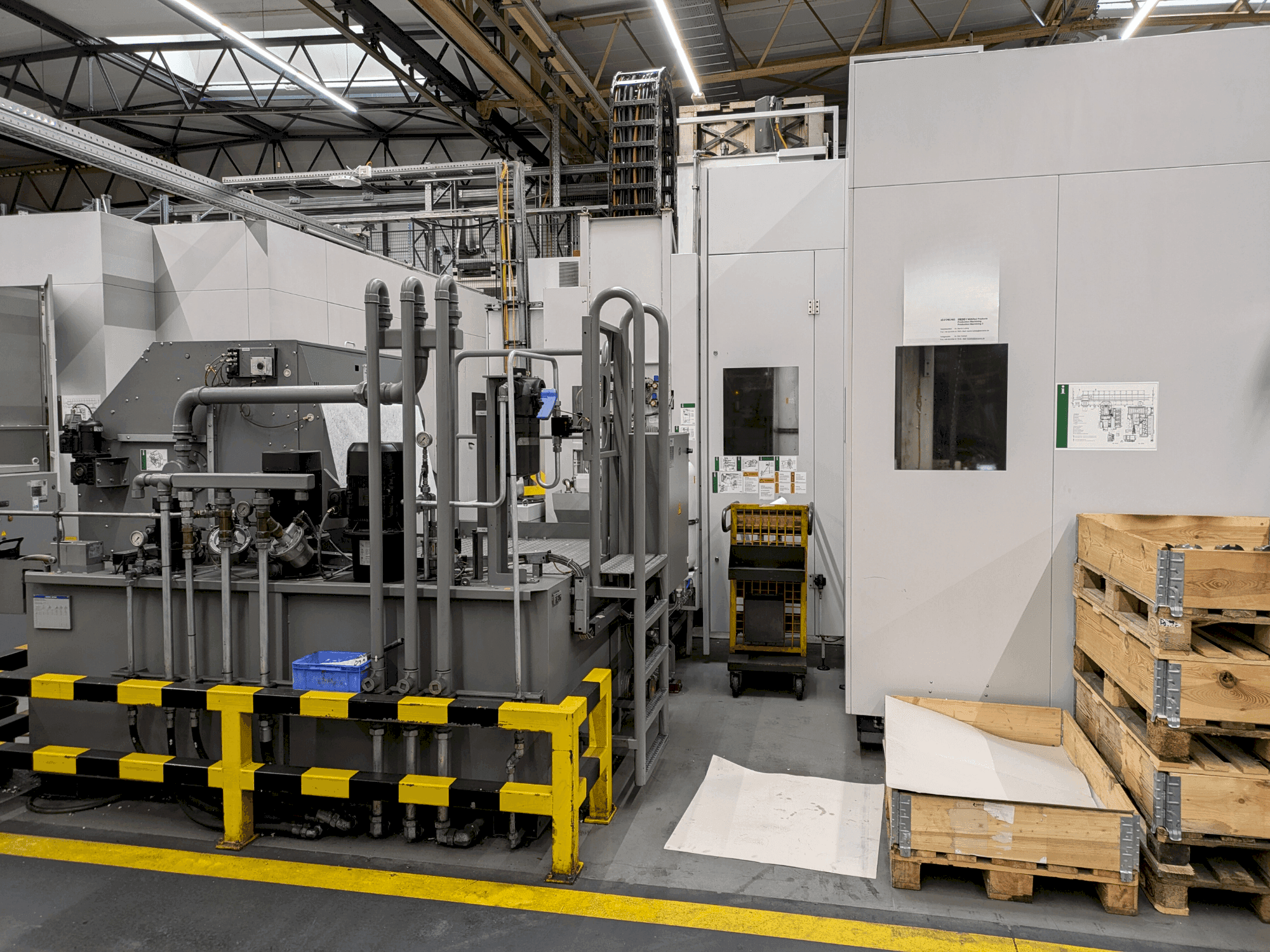 Heckert HEC 1000 H/V-maskinen framifrån