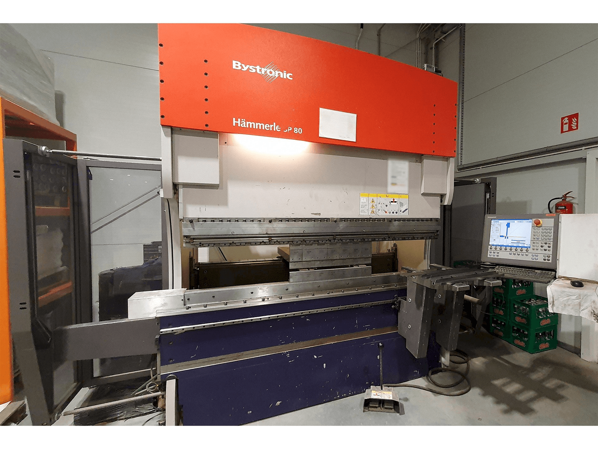 Bystronic 3P 80/210-maskinen framifrån