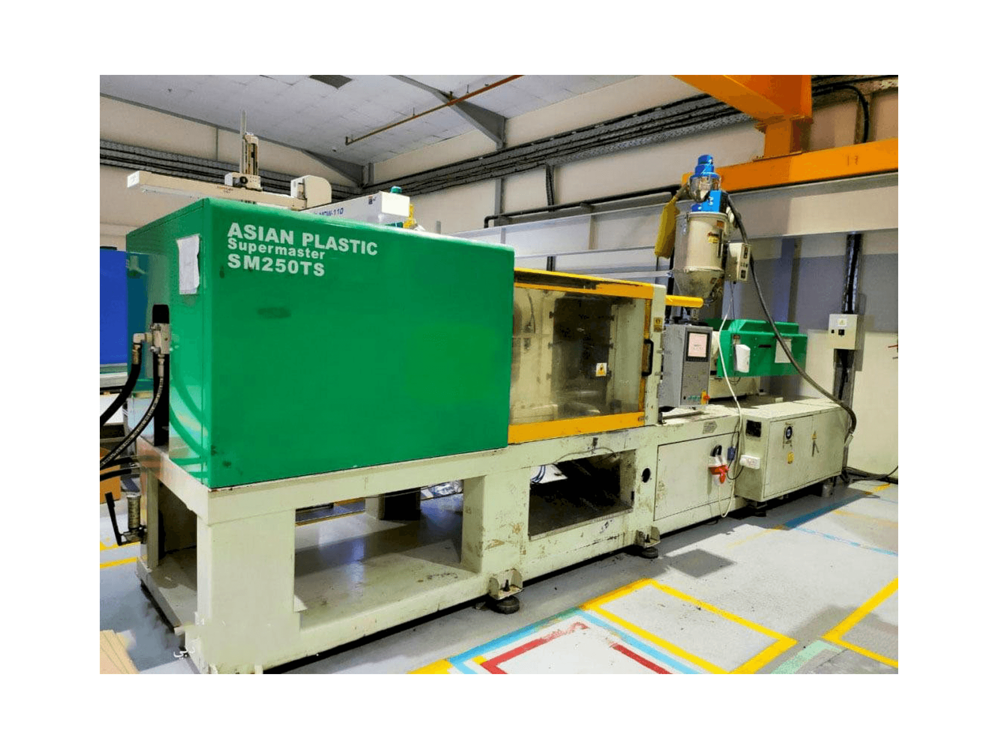 Supermaster SM 250 TS-maskinen framifrån