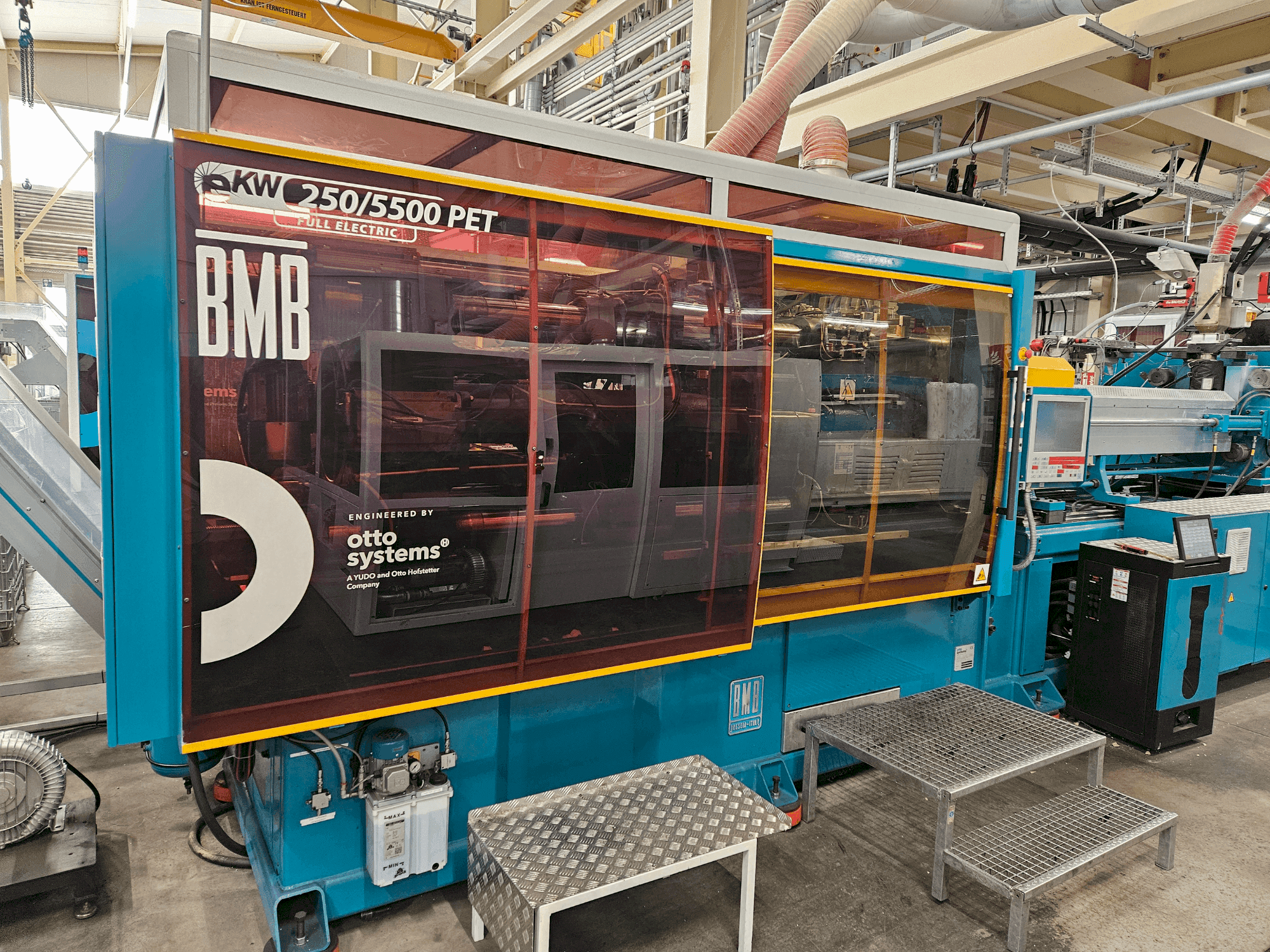 Otto Systems eKW 250/5500 PET-maskinen framifrån