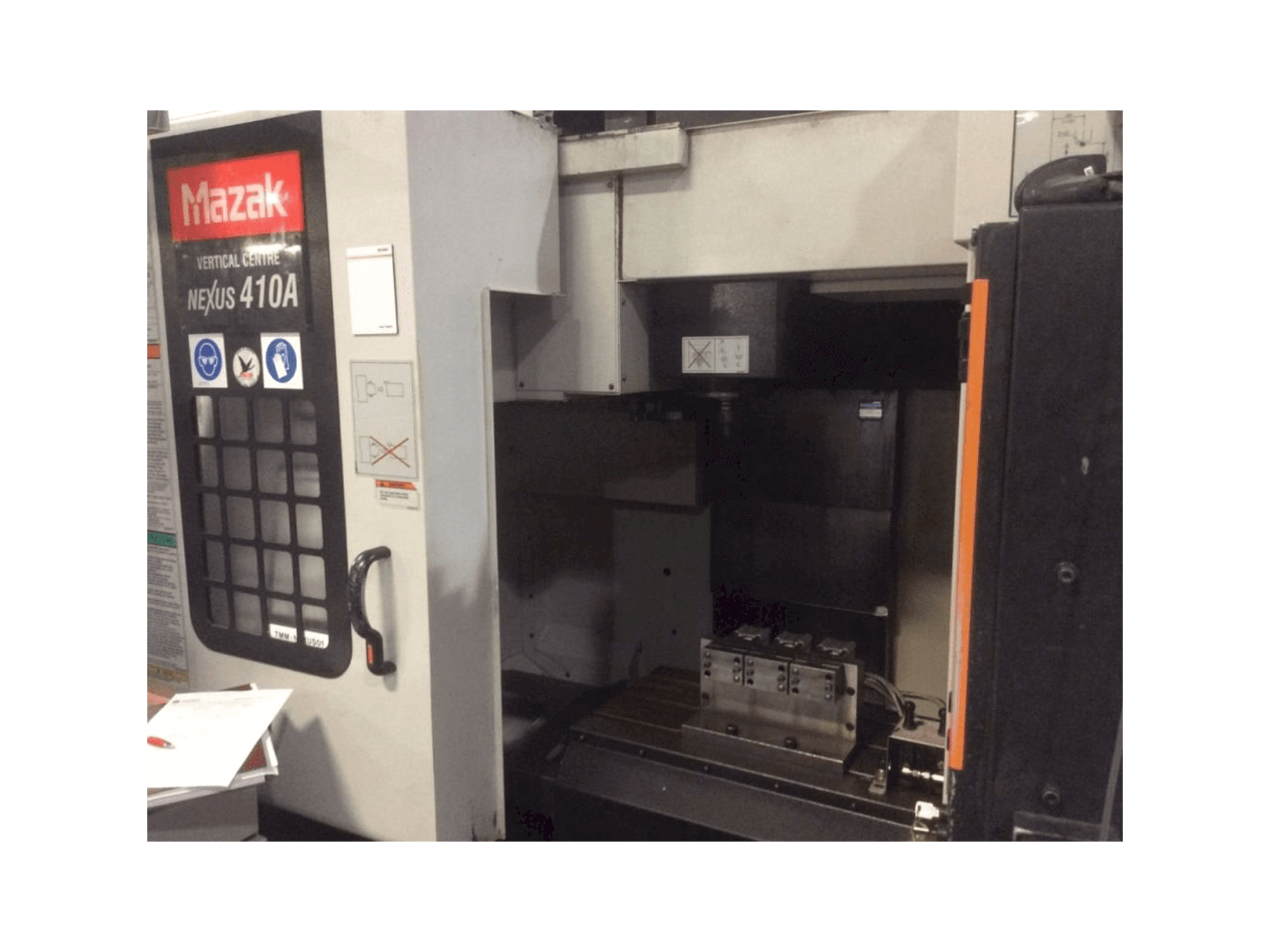 Mazak Nexus VCN 410A-maskinen framifrån