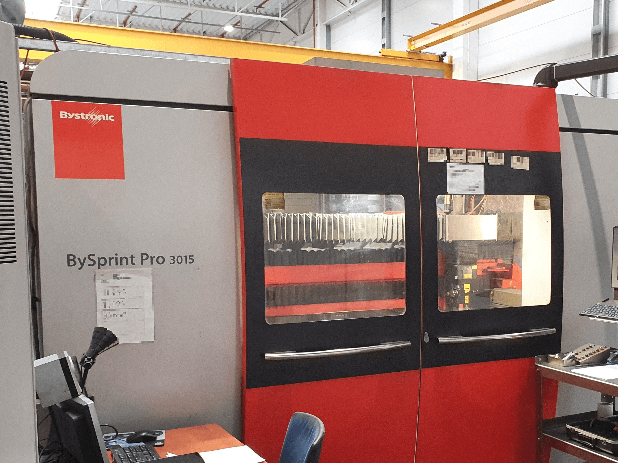 Bystronic BySprint Pro 3015-maskinen framifrån