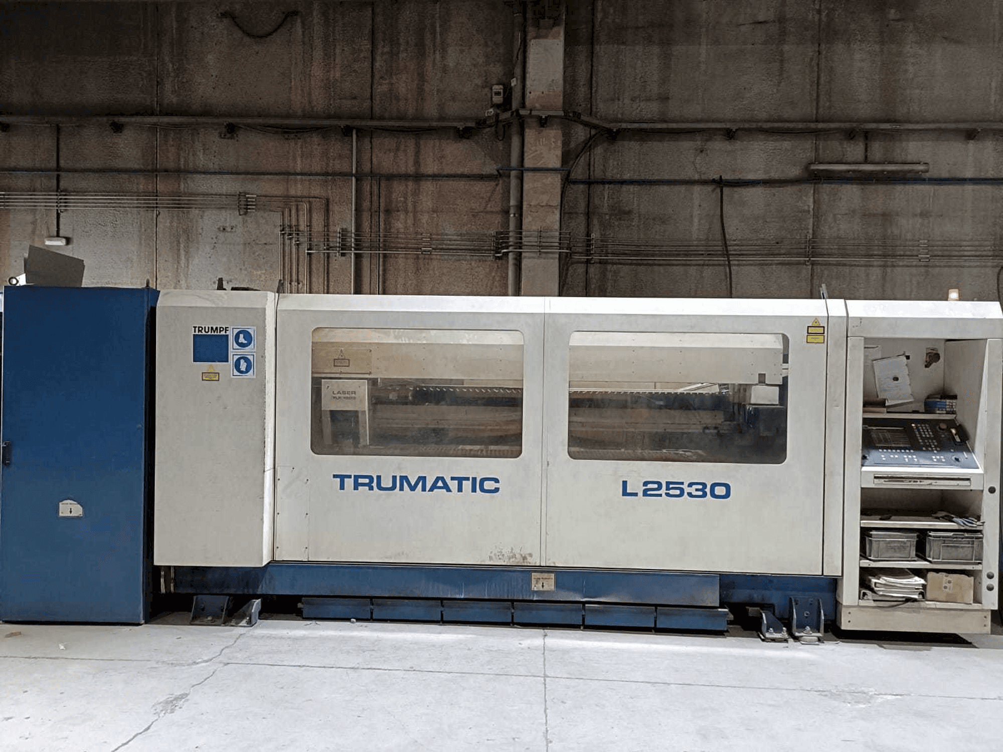 Trumpf Trumatic L2530-maskinen framifrån