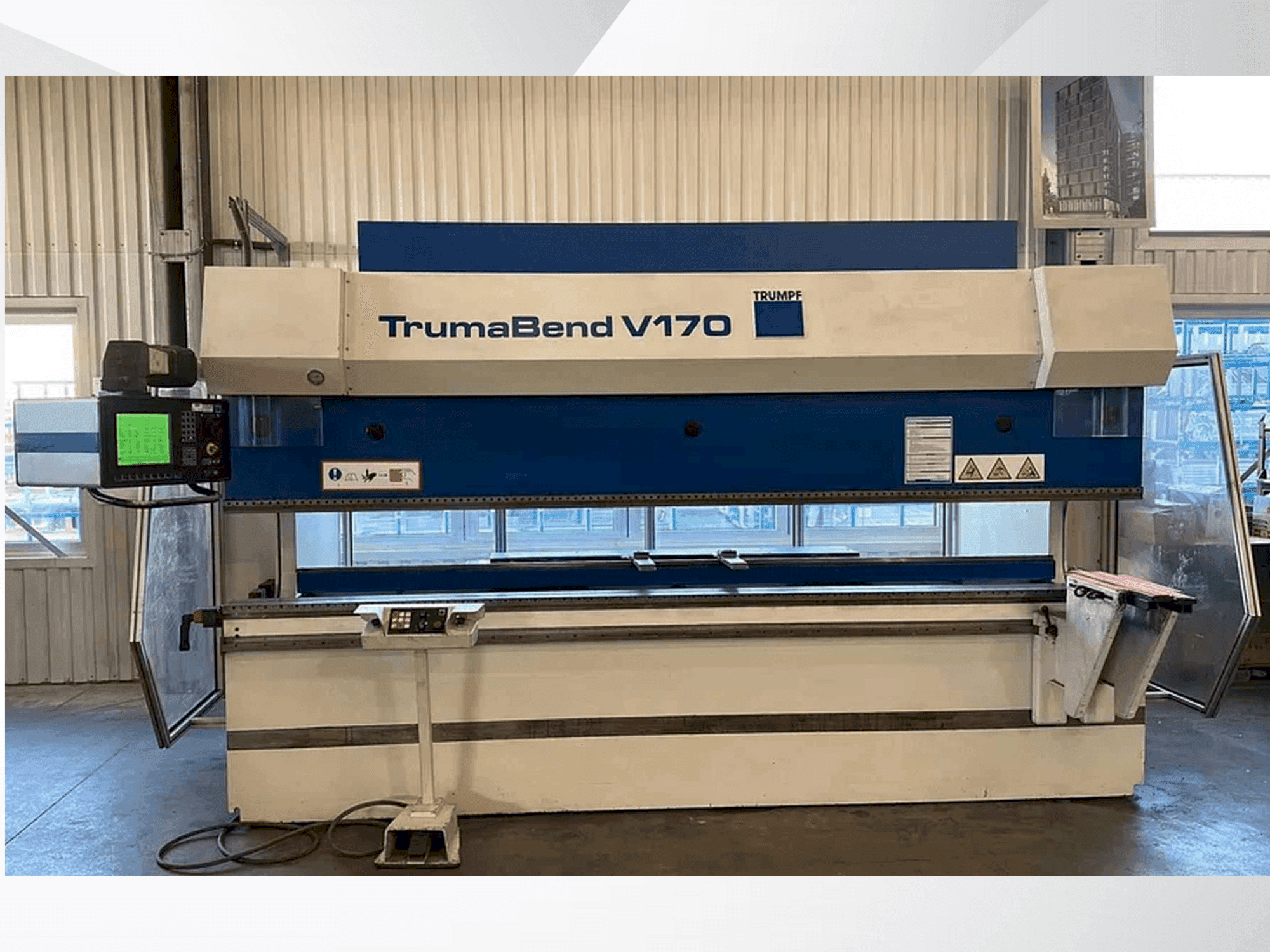 TRUMPF Trumabend V170-maskinen framifrån