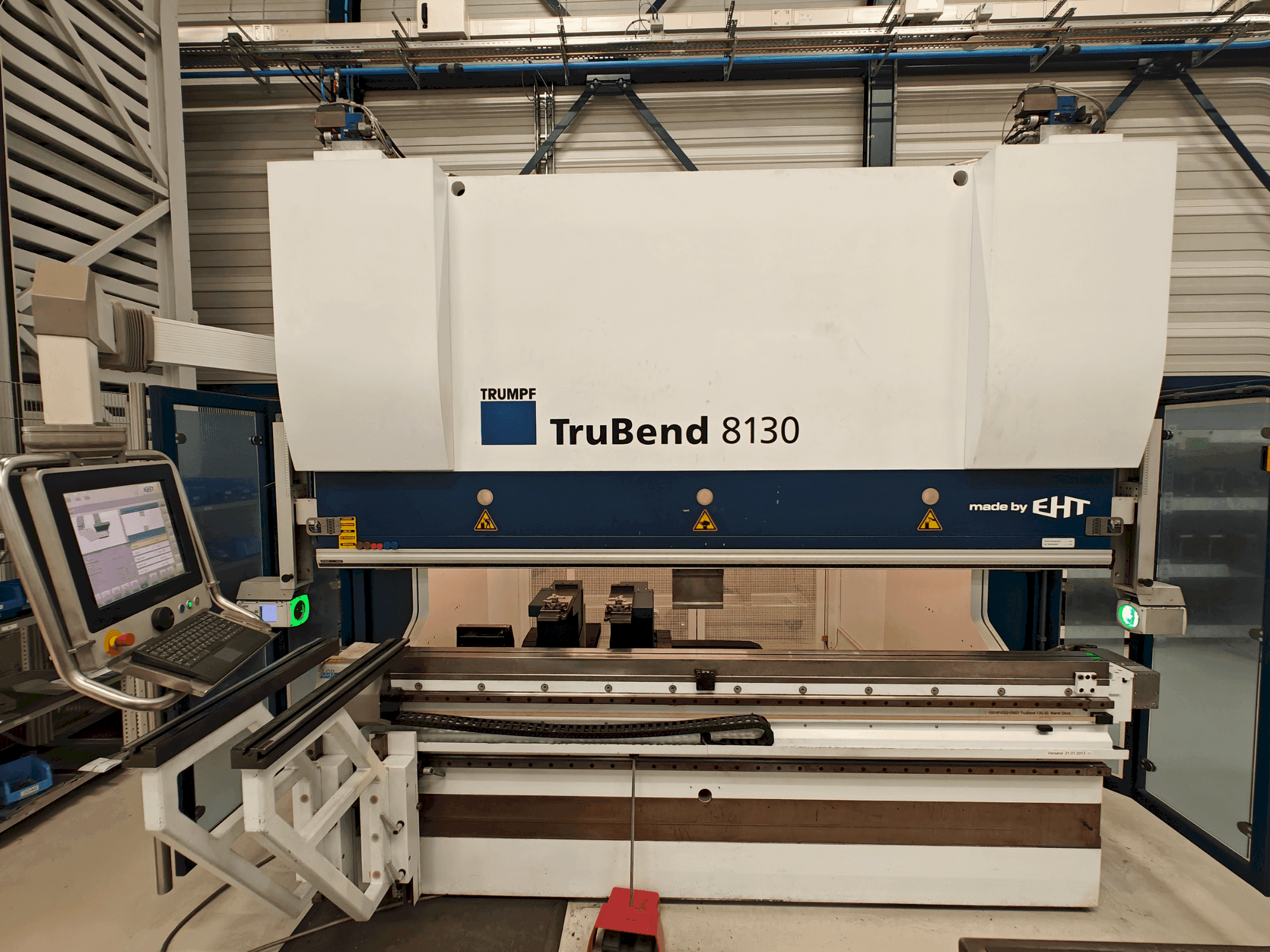 TRUMPF EHT TruBend 8130-30-maskinen framifrån