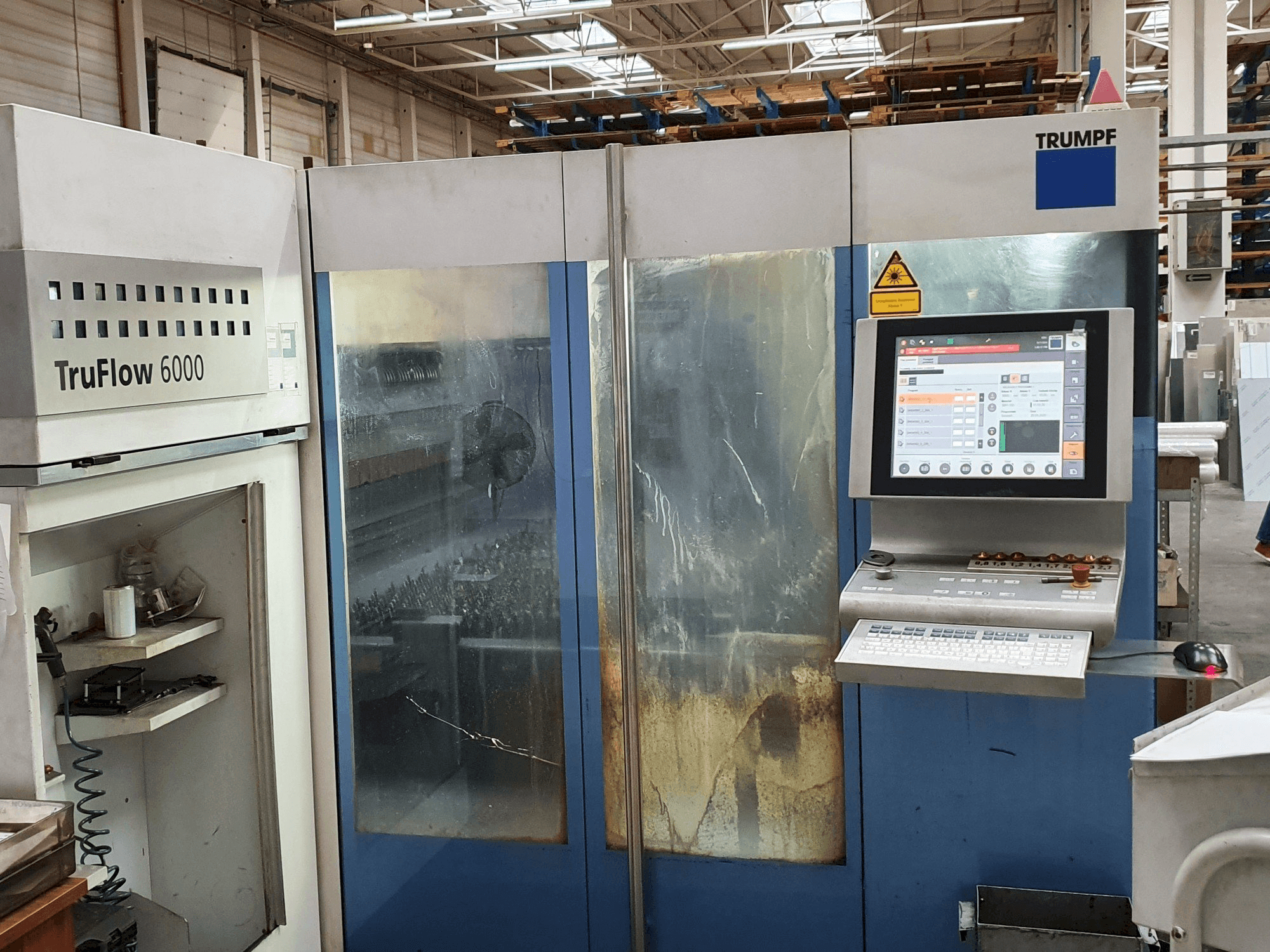 Trumpf TruLaser 3030-maskinen framifrån